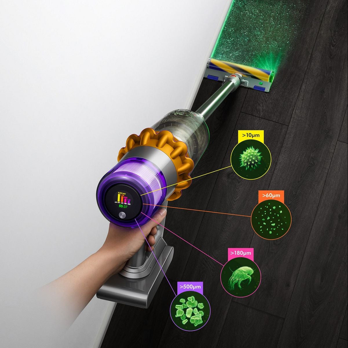 DYSON VACUUM CLEANER V15 DETECT ABSOLUTE CORDLESS CMM Arena Retails Pvt Ltd