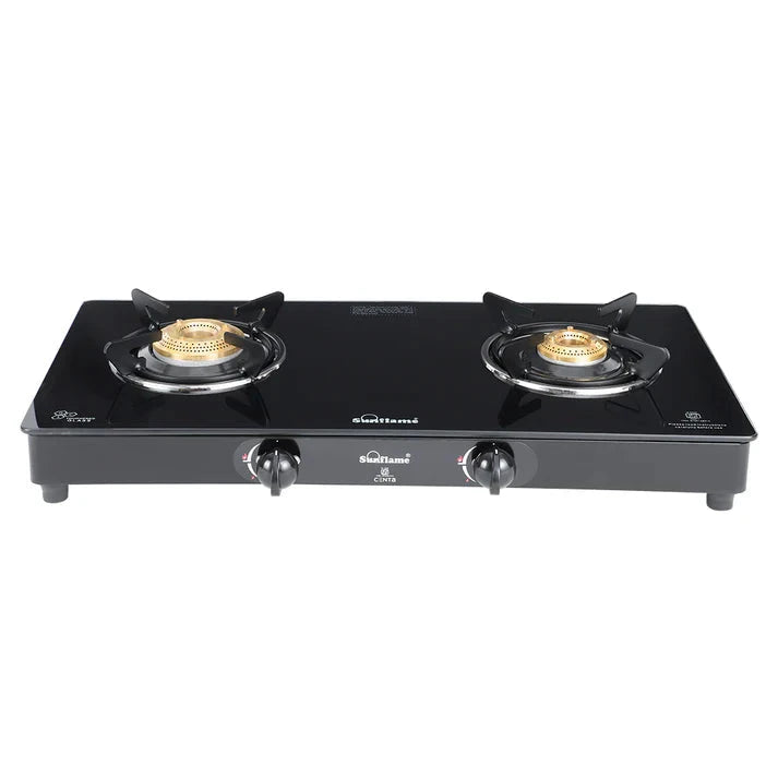 SUNFLAME COOK TOP CENTA 2B BK BLACK 2 BURNER SUNFLAME