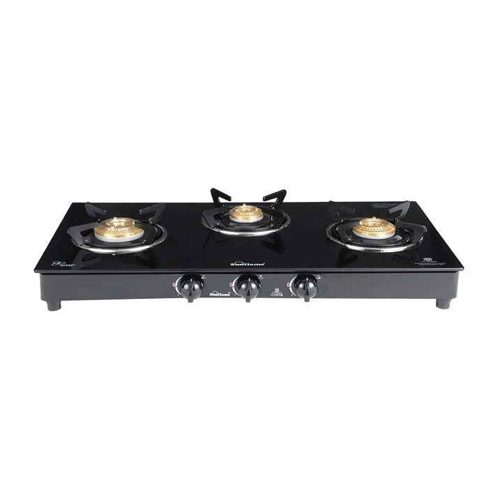 SUNFLAME COOK TOP CENTA 3B BK GLASS 3 BURNER SUNFLAME