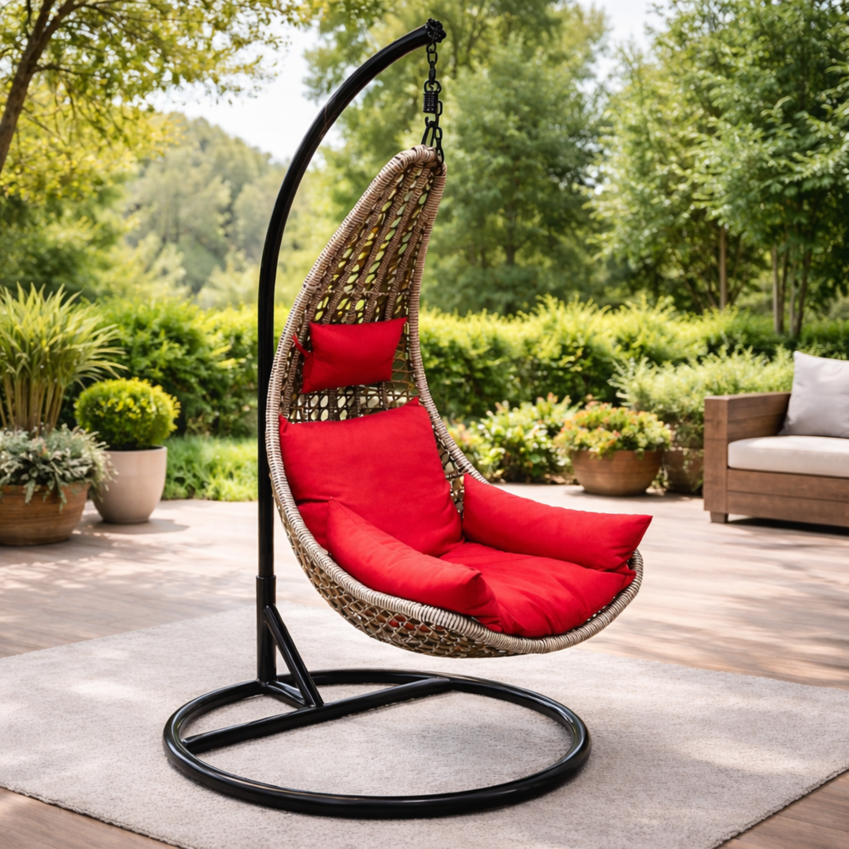 Arena Outdoor Swing Gc-136 Str Golden Pe White ARENA