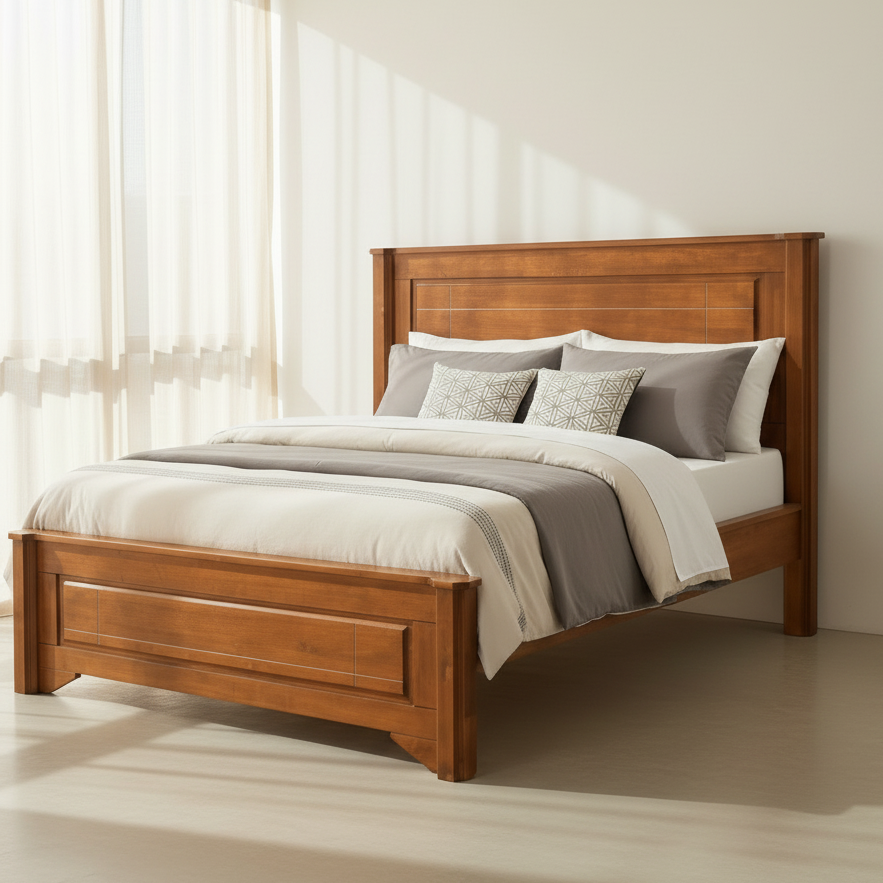 ARENA King Bed Vivanta-2 Walnut 182X198 Cm ARENA