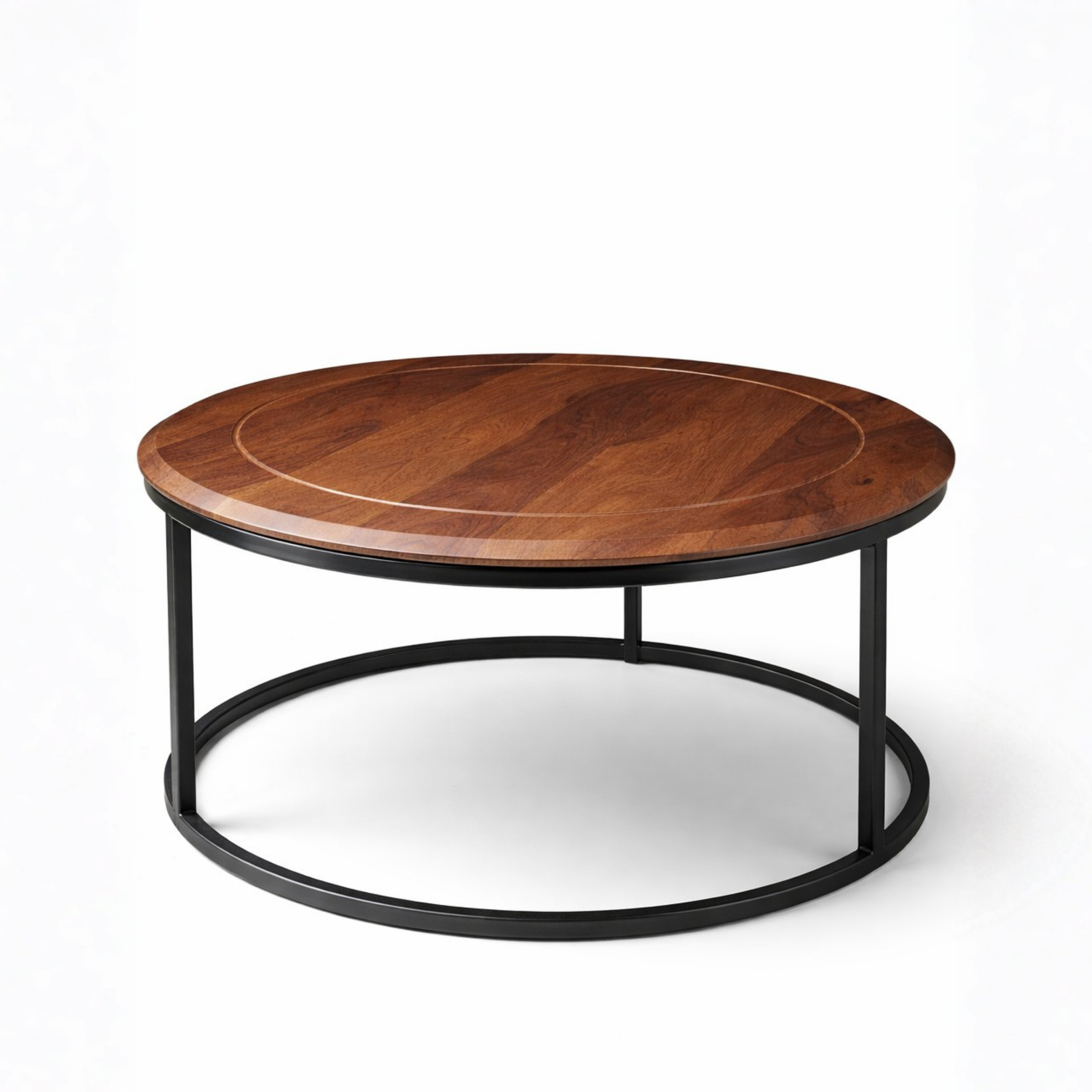 SW CENTER TABLE ASHLEY LARGE WITH MDF TOP METAL STRUCTURE BLK SH SPACEWOOD