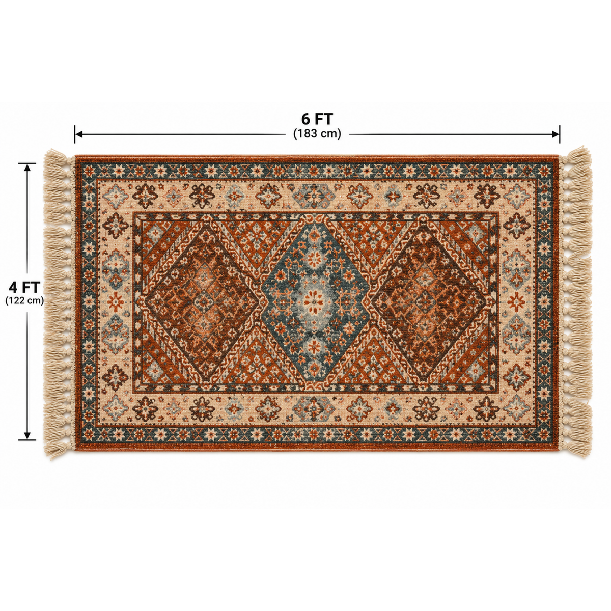 OONA RUGS DIGITAL 4X6 FT OoNA