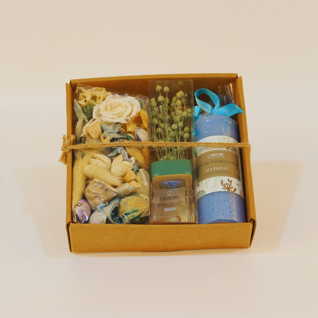 OoNA Gift Box Diffuser Pillar Candle OoNA