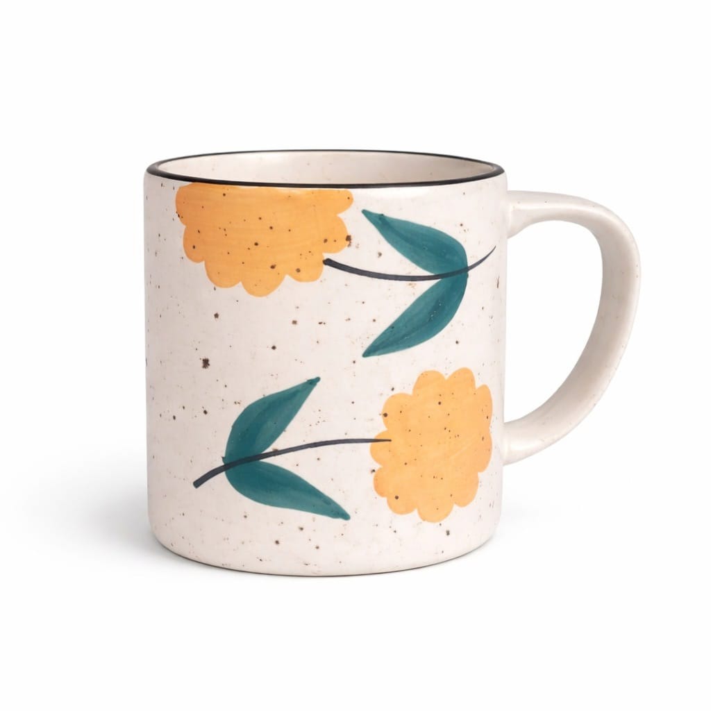 OONA CERAMIC FRENCH MUG HAND PAINTED OONA
