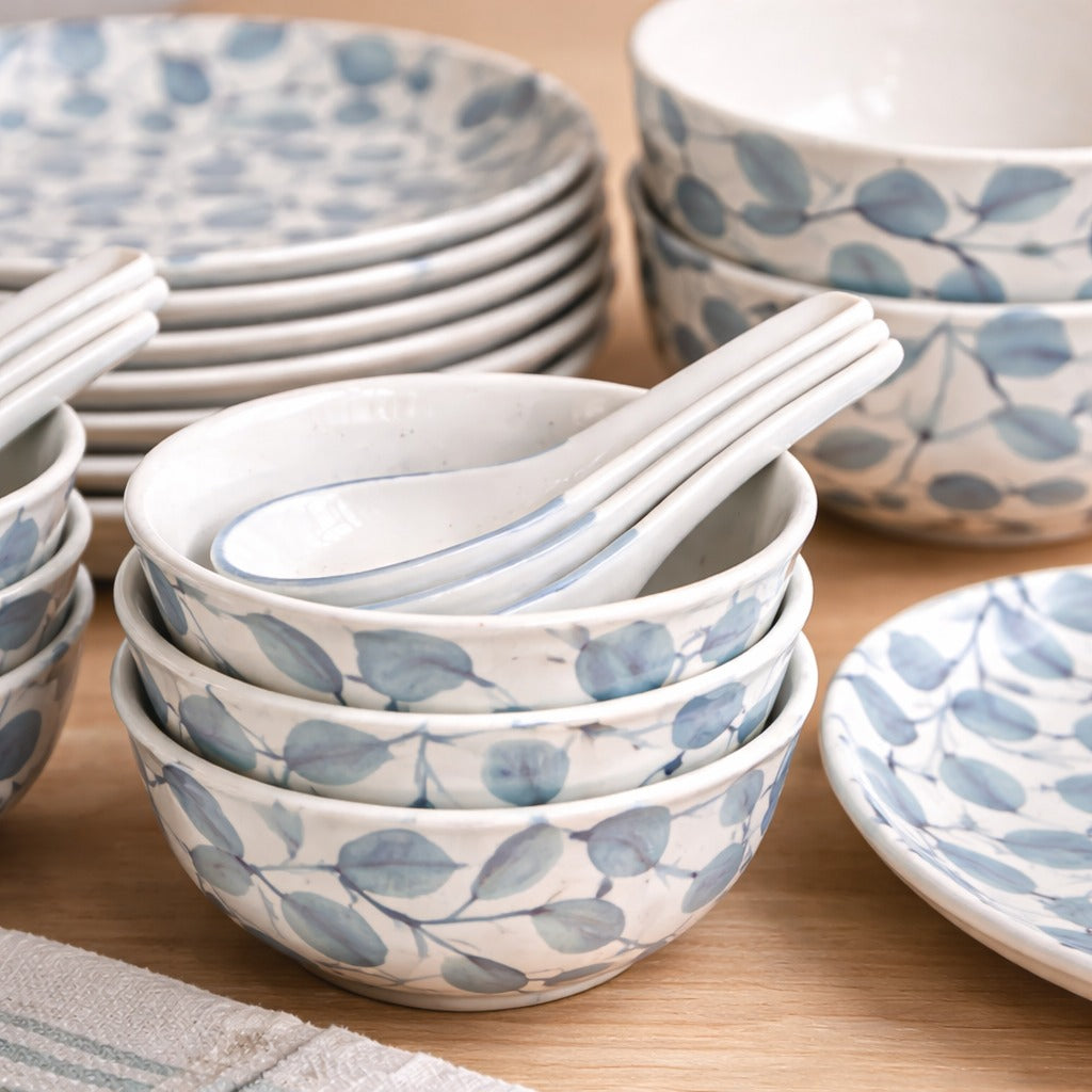 OONA CERAMIC DINNER SET 27 PCS HAND PAINTED OONA