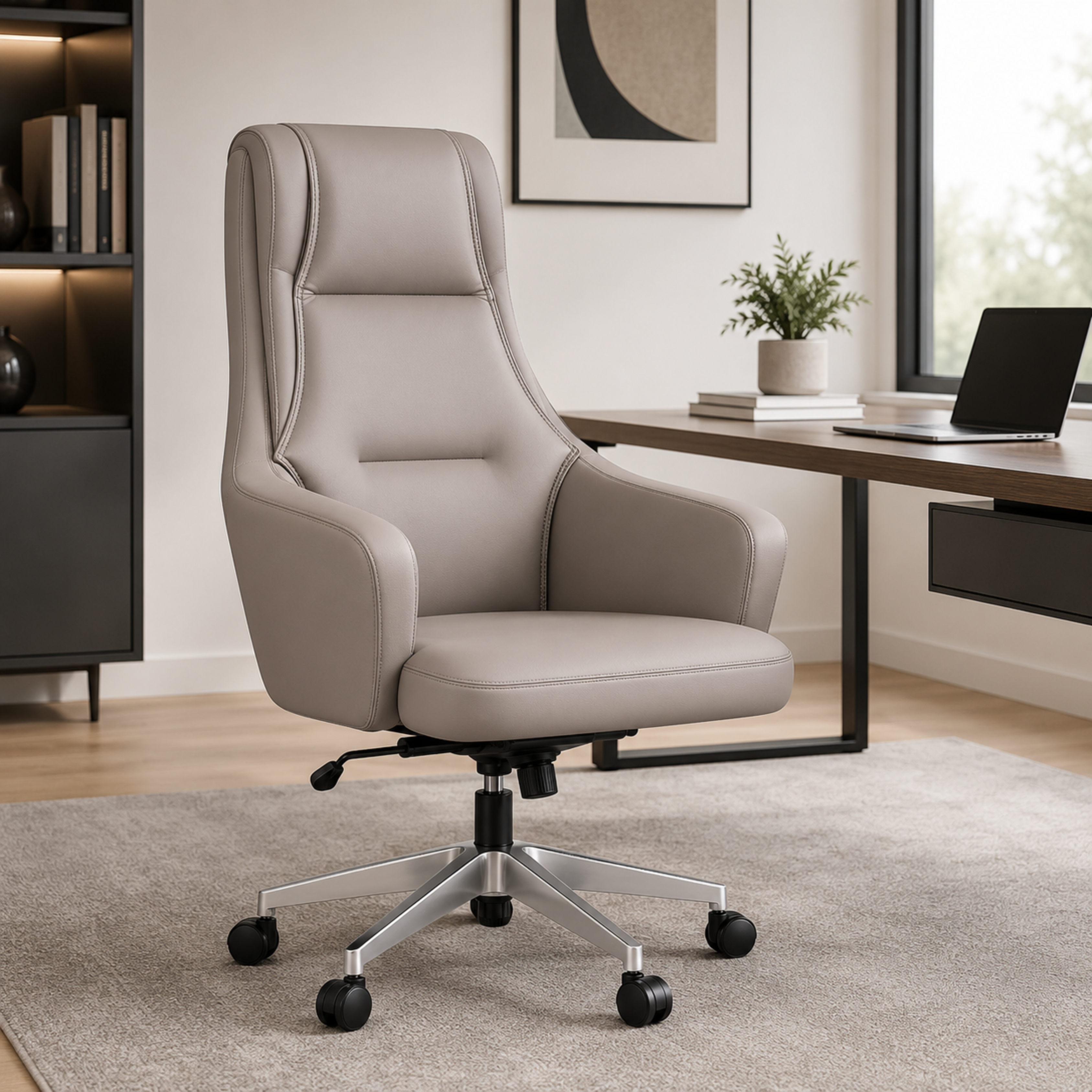 ARENA HIGH BACK CHAIR ASTON LIGHT GREY ARENA