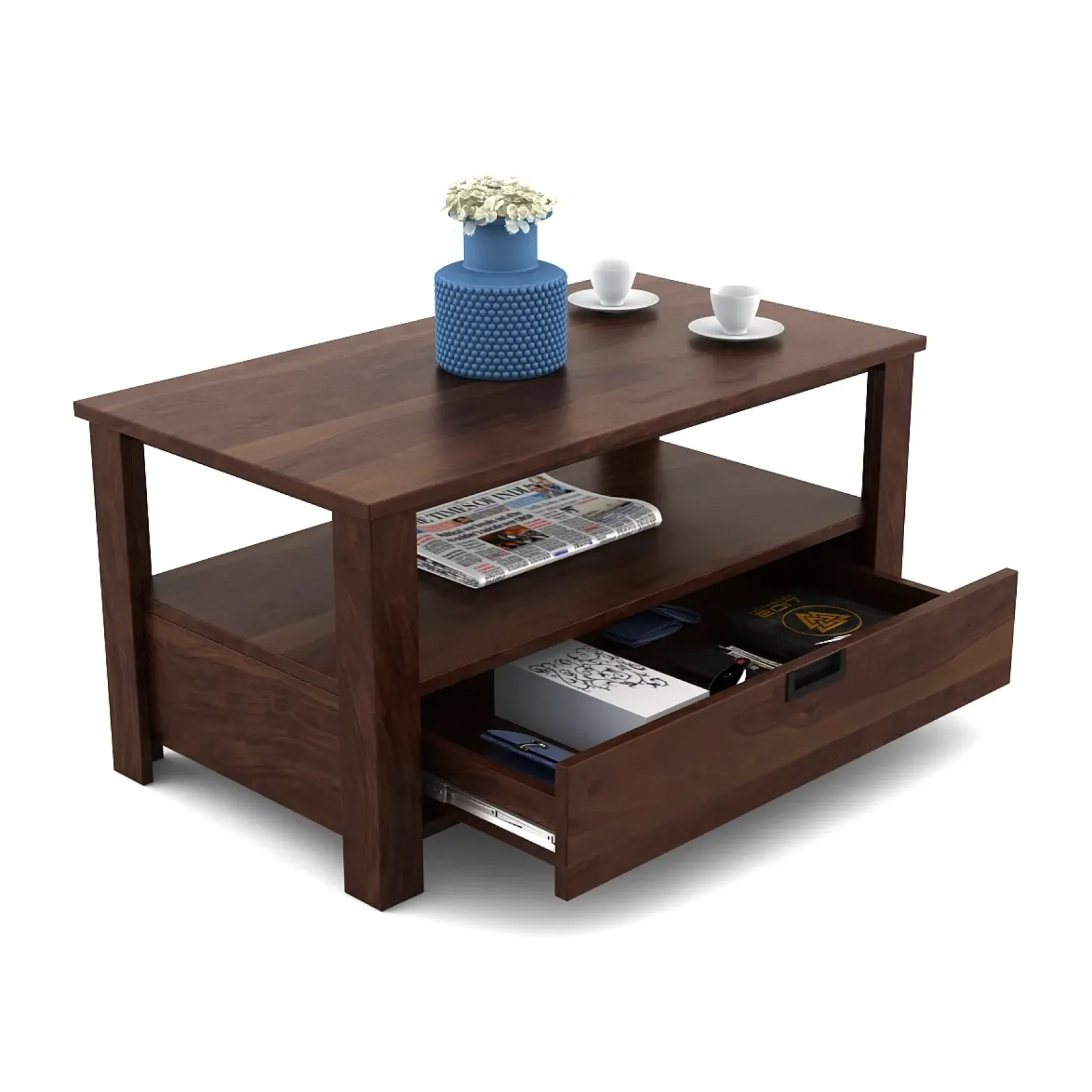 Spacewood Coffee Table Woodland Sheesham Finish SPACEWOOD