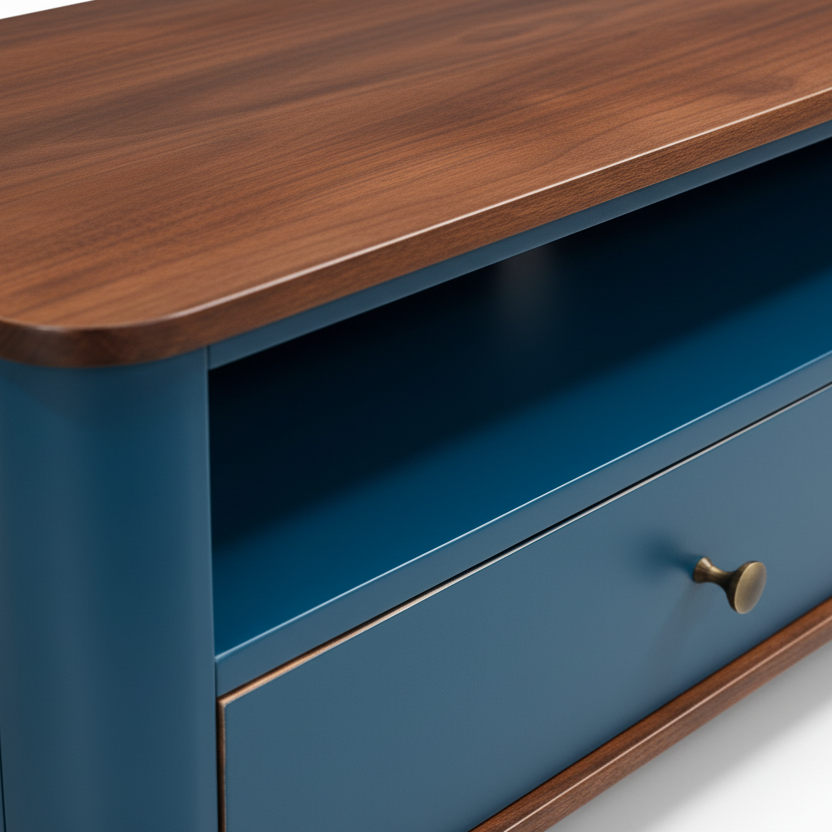 ARENA TV CABINET WOODEN R 2235 HEENA 2 DRAWER LIGHT HONEY BROWN ARENA