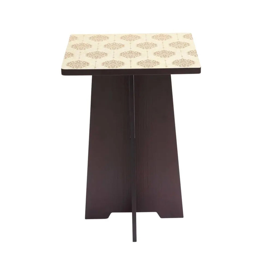 OoNA Side Table ITL - Square Digital (Persian Red)