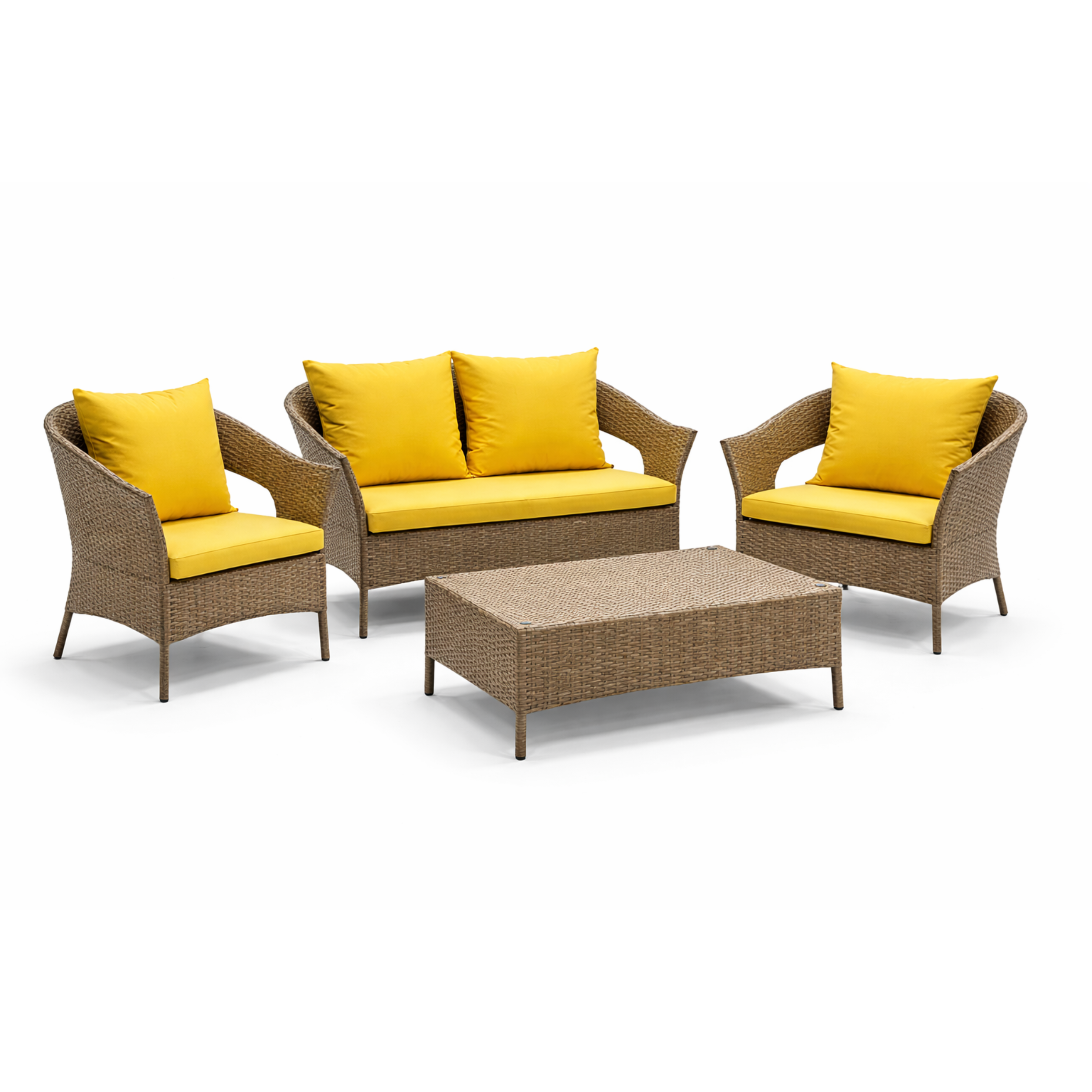 Arena Outdoor 4 Pc Sofa Set 2+1+1 With Table ARENA