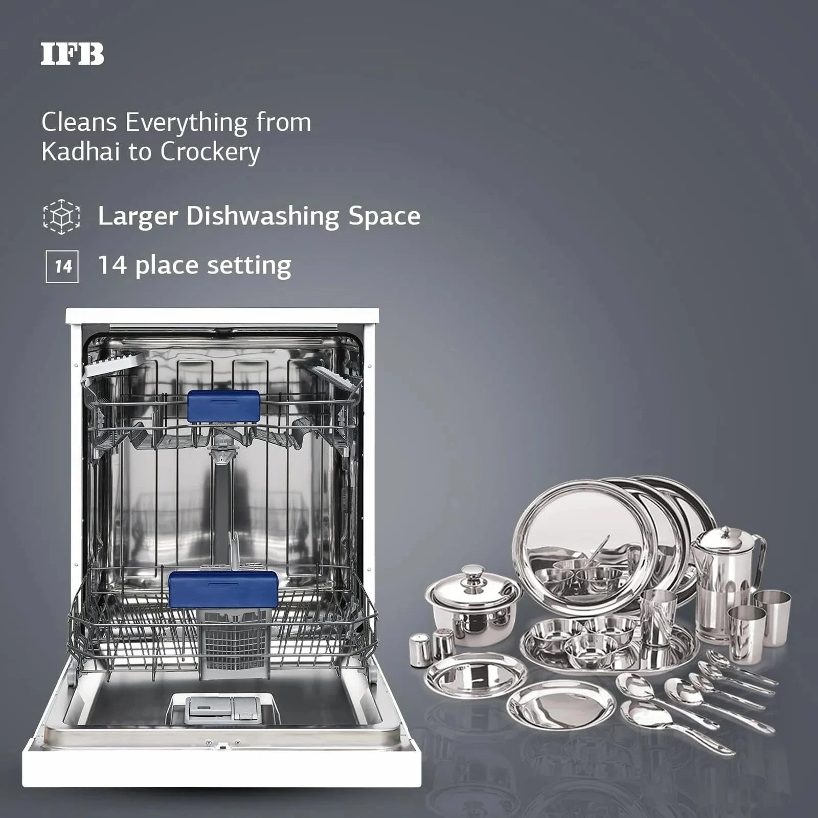IFB DISH WASHER NEPTUNE FX14 14 PLACE SETTINGS IFB