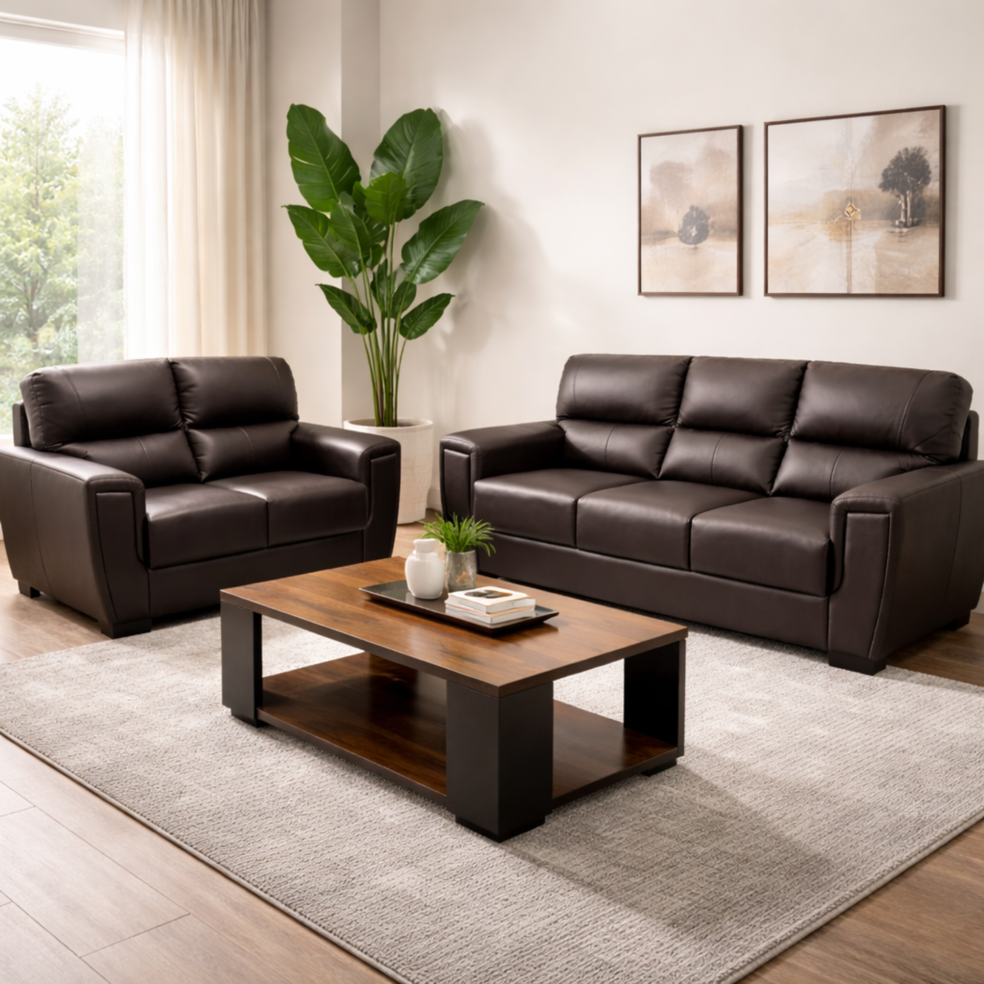 ARENA 2 PC SOFA SET WIDEN (3+2) MUSTANG 506 ARENA
