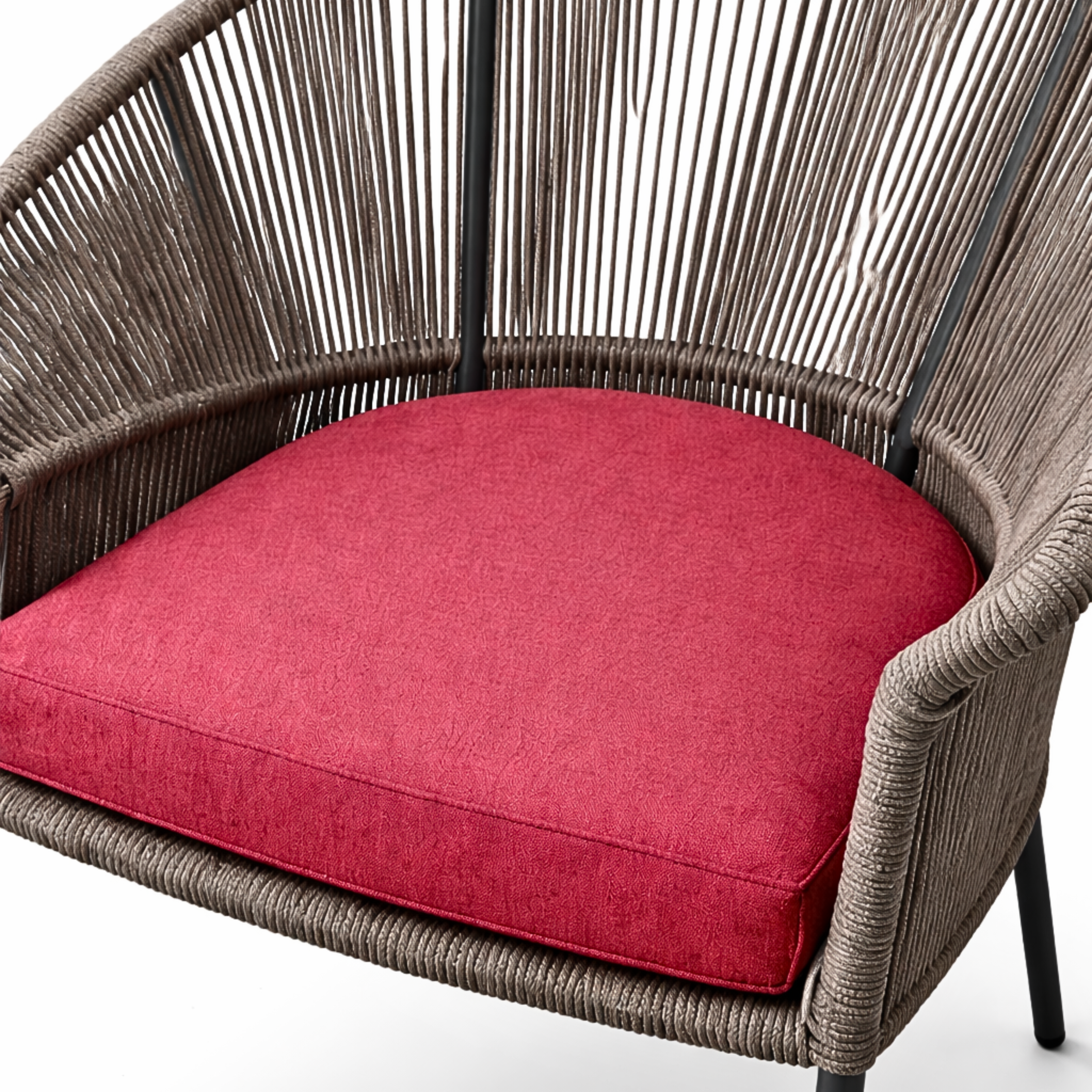 Chair Olefin Rope Agora Powdercoating Cushion Weave Craft