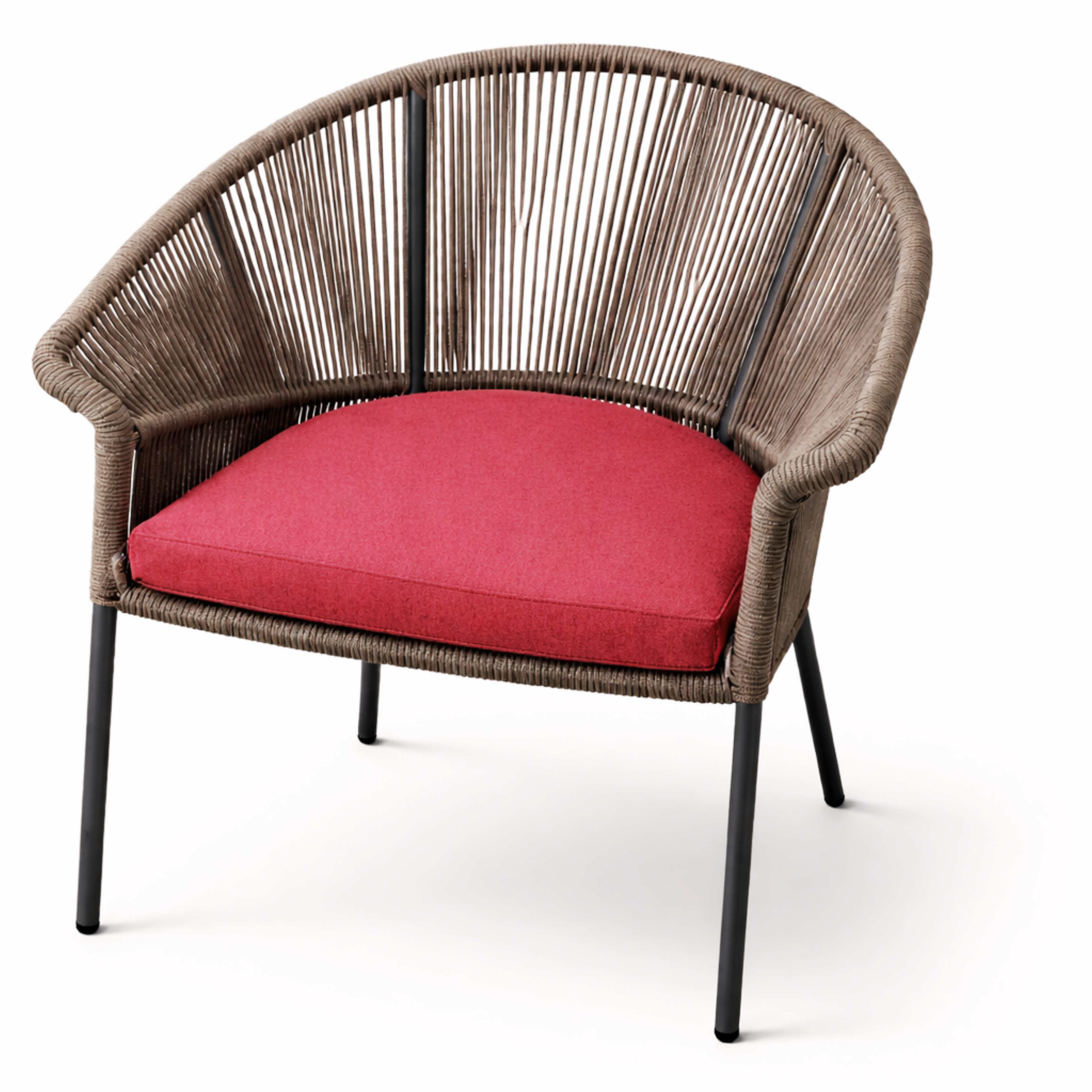 Chair Olefin Rope Agora Powdercoating Cushion Weave Craft