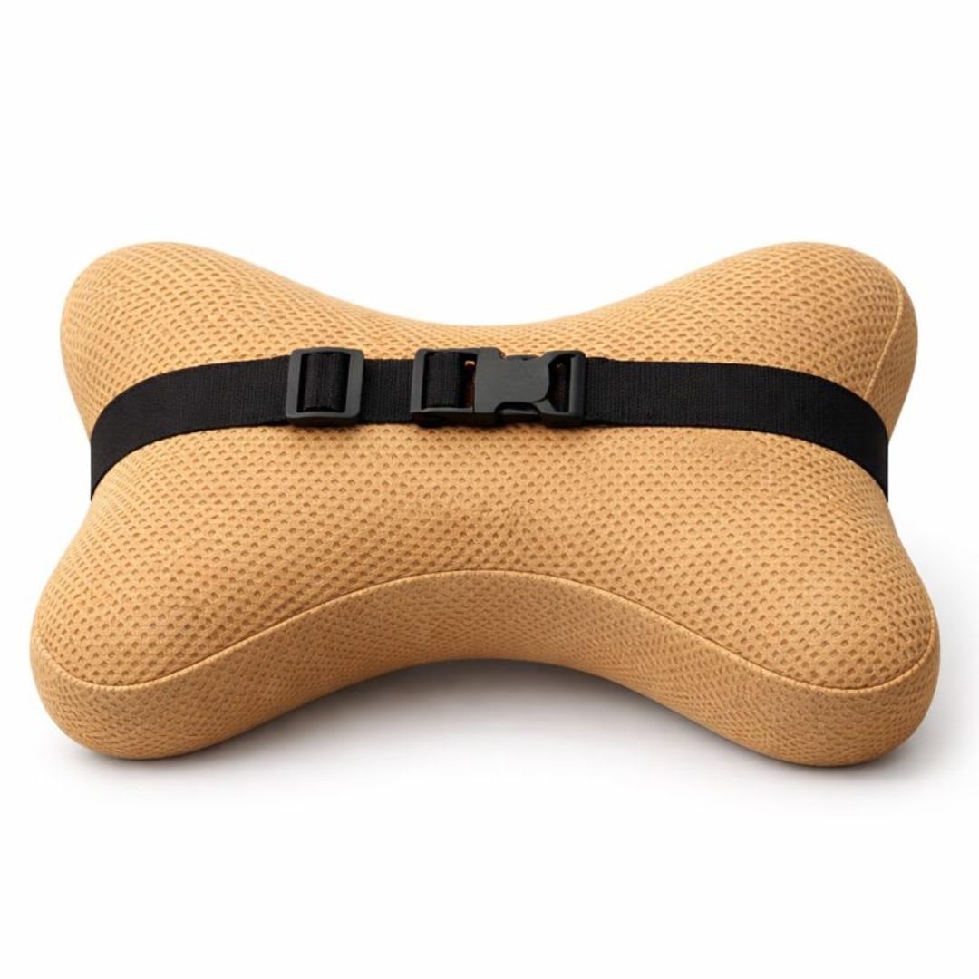ARENA BONE SHAPE NECK PILLOW EVBSCP03 MESH GREY ARENA
