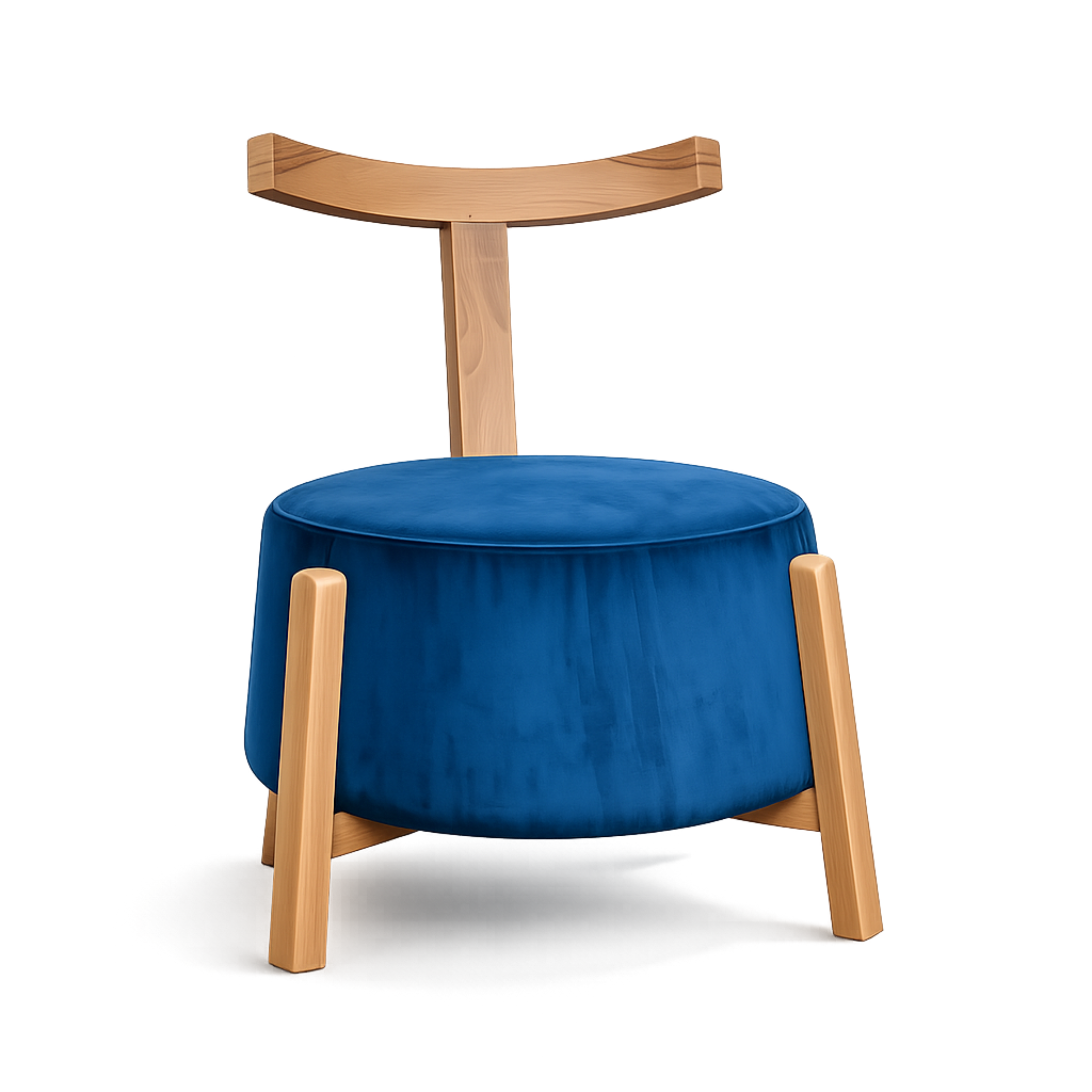 ARENA Single Seater Chair Loop Accent Silky Blue Sofa ARENA