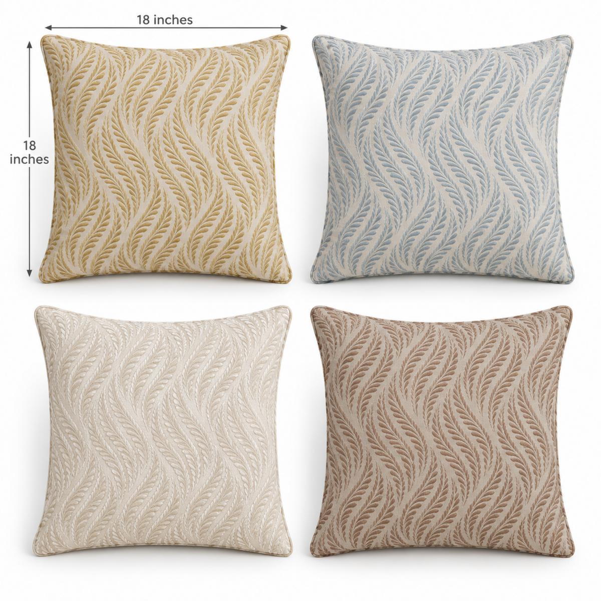 OoNA Kktf Cushion Cover Tanishq 3 16X16 Inch OoNA