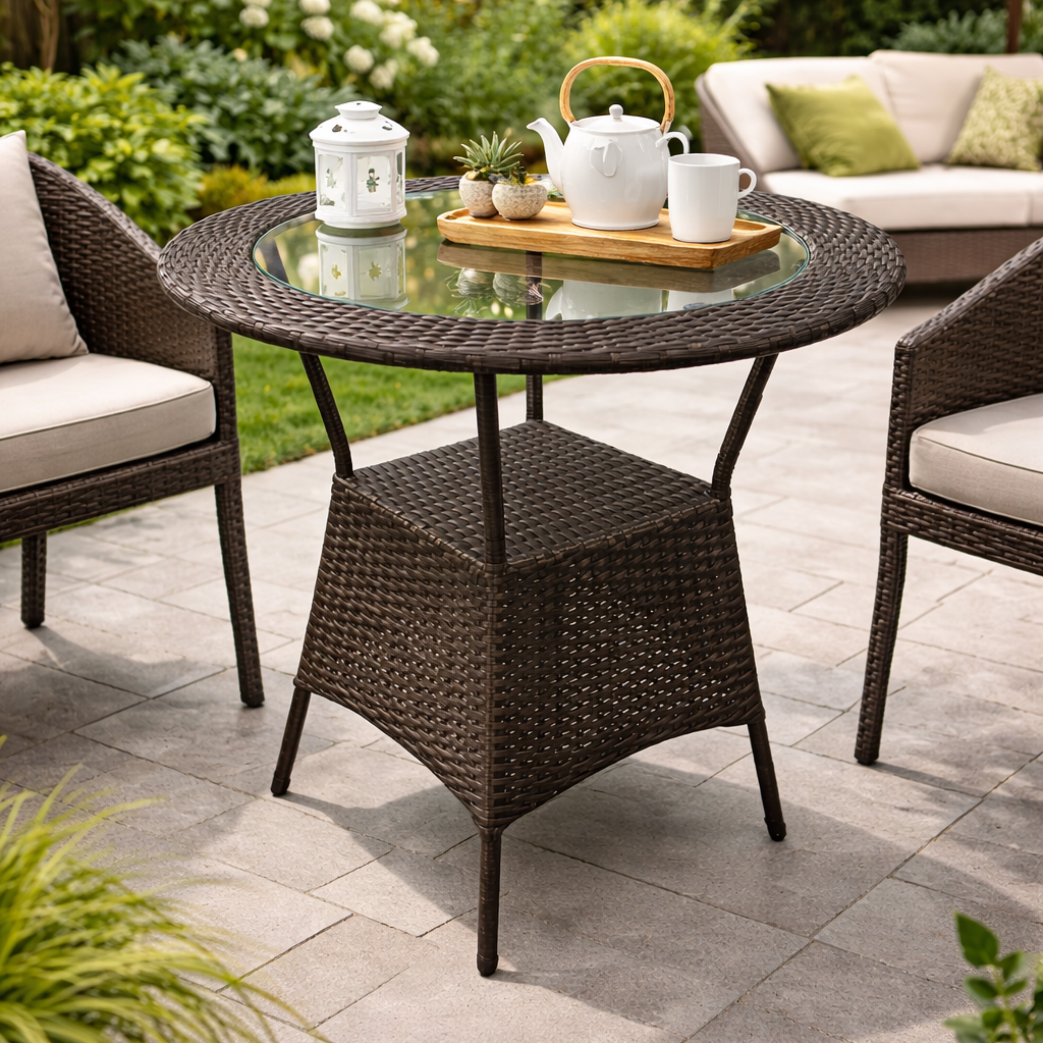 Arena Outdoor Table Golden Blackish Line ARENA
