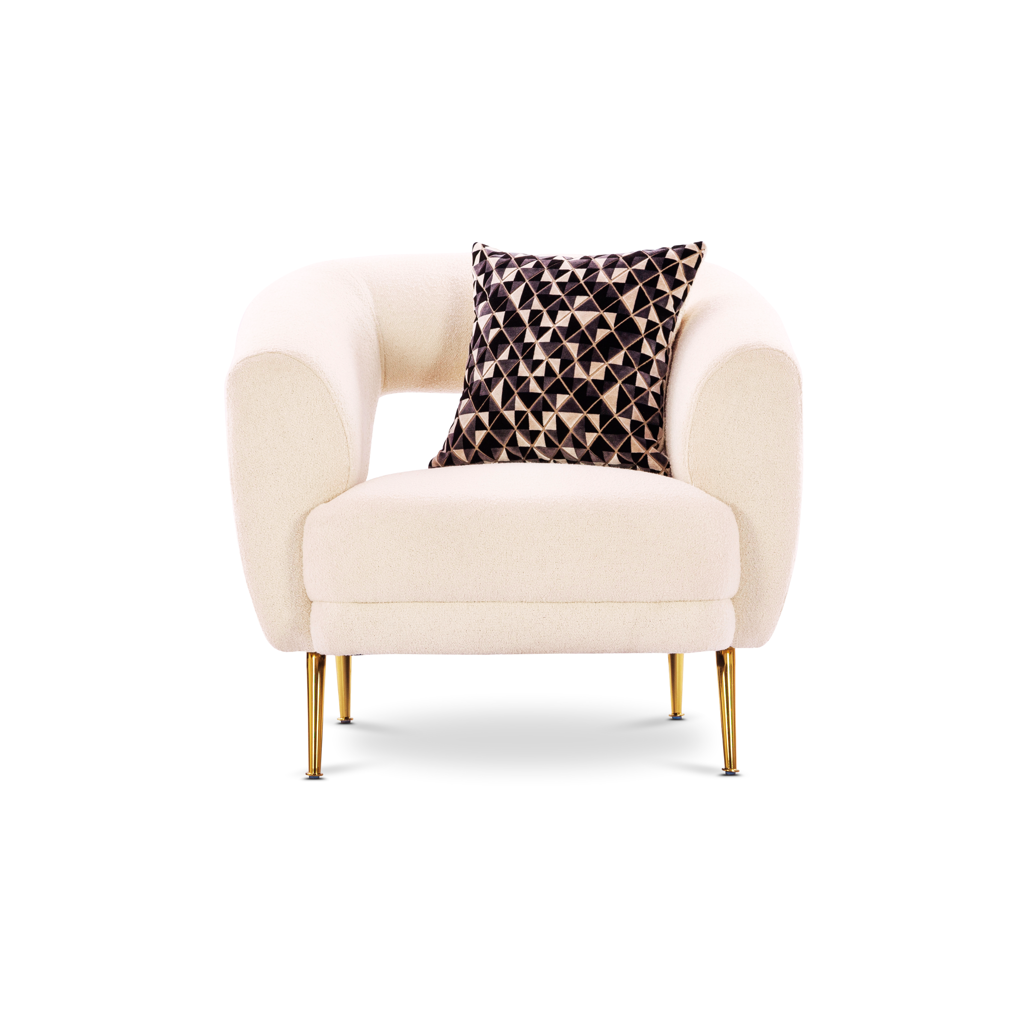 ARENA Single Seater Chair Slovenia Pacific Beige CMM Arena Retails Pvt Ltd