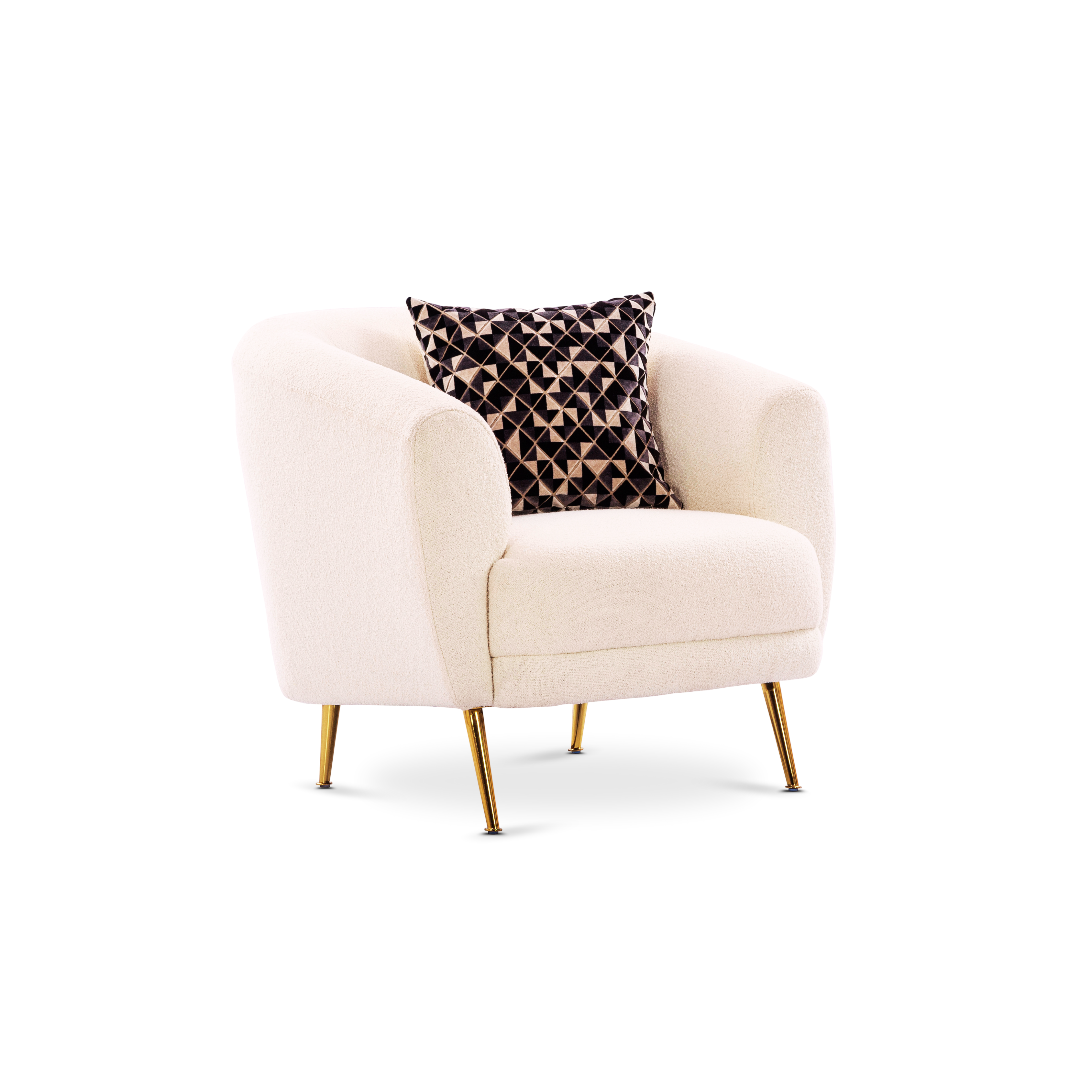 ARENA Single Seater Chair Slovenia Pacific Beige CMM Arena Retails Pvt Ltd