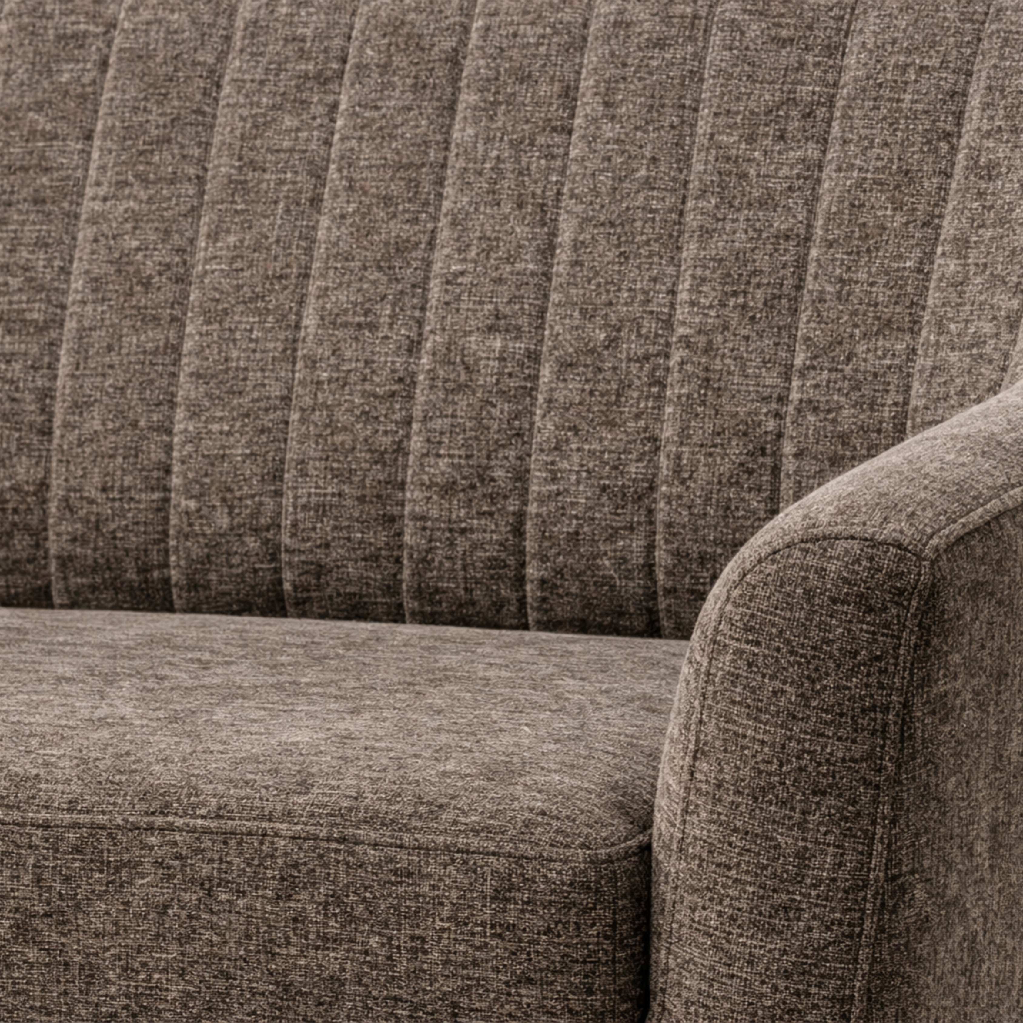 ARENA 2 SEATER SOFA NANCY MOLFINO 08 DARK BROWN ARENA