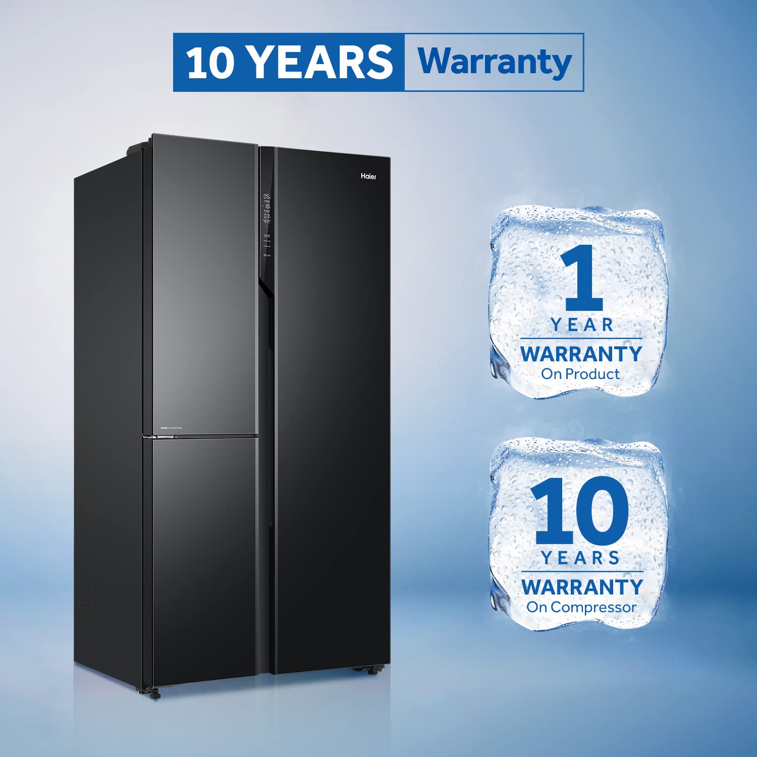 Haier 628L 3 Door Convertible Side By Side Refrigerator HAIER