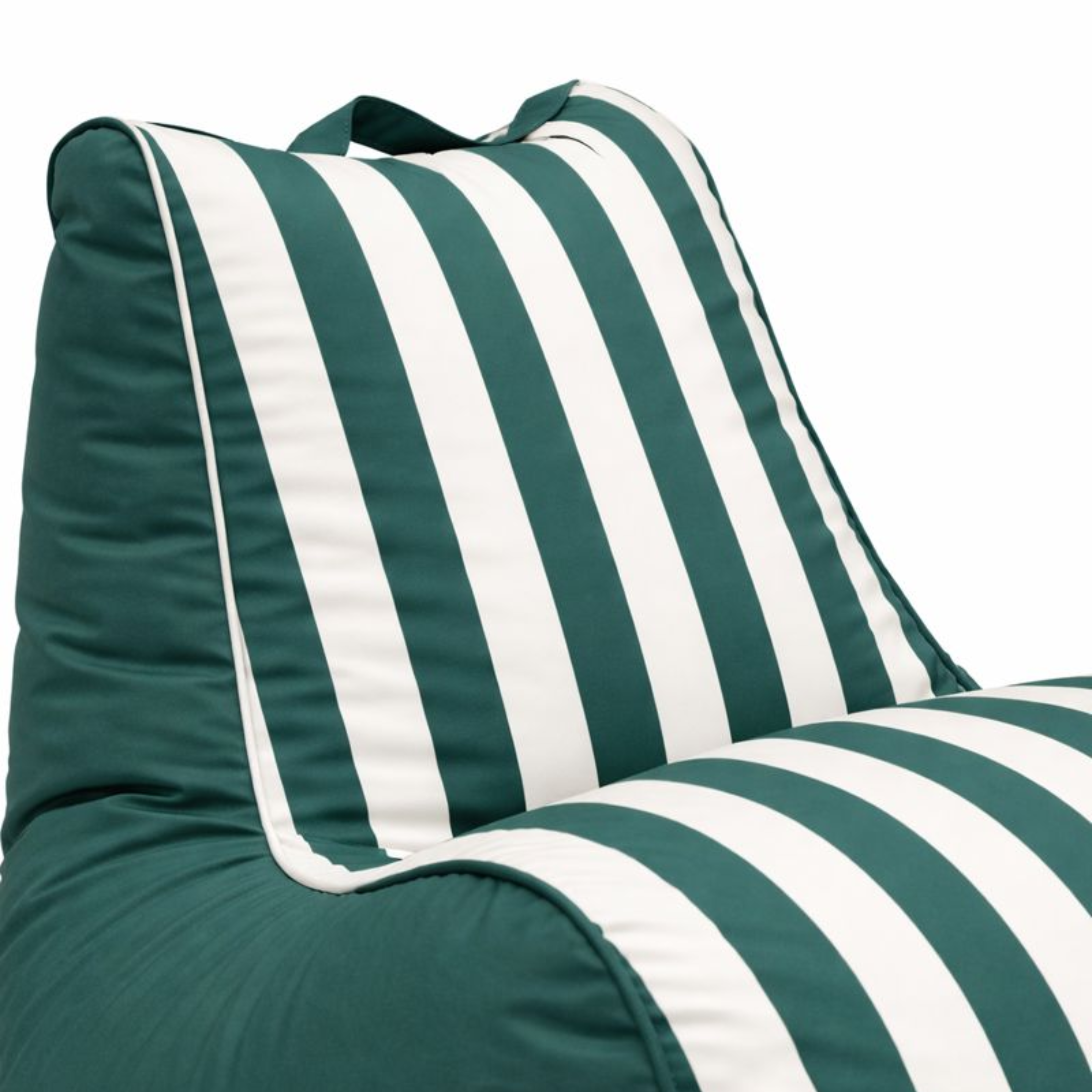 ARENA BEAN BAG GARDEN LOUNGER EVGRL05 GREEN STRIPS ARENA
