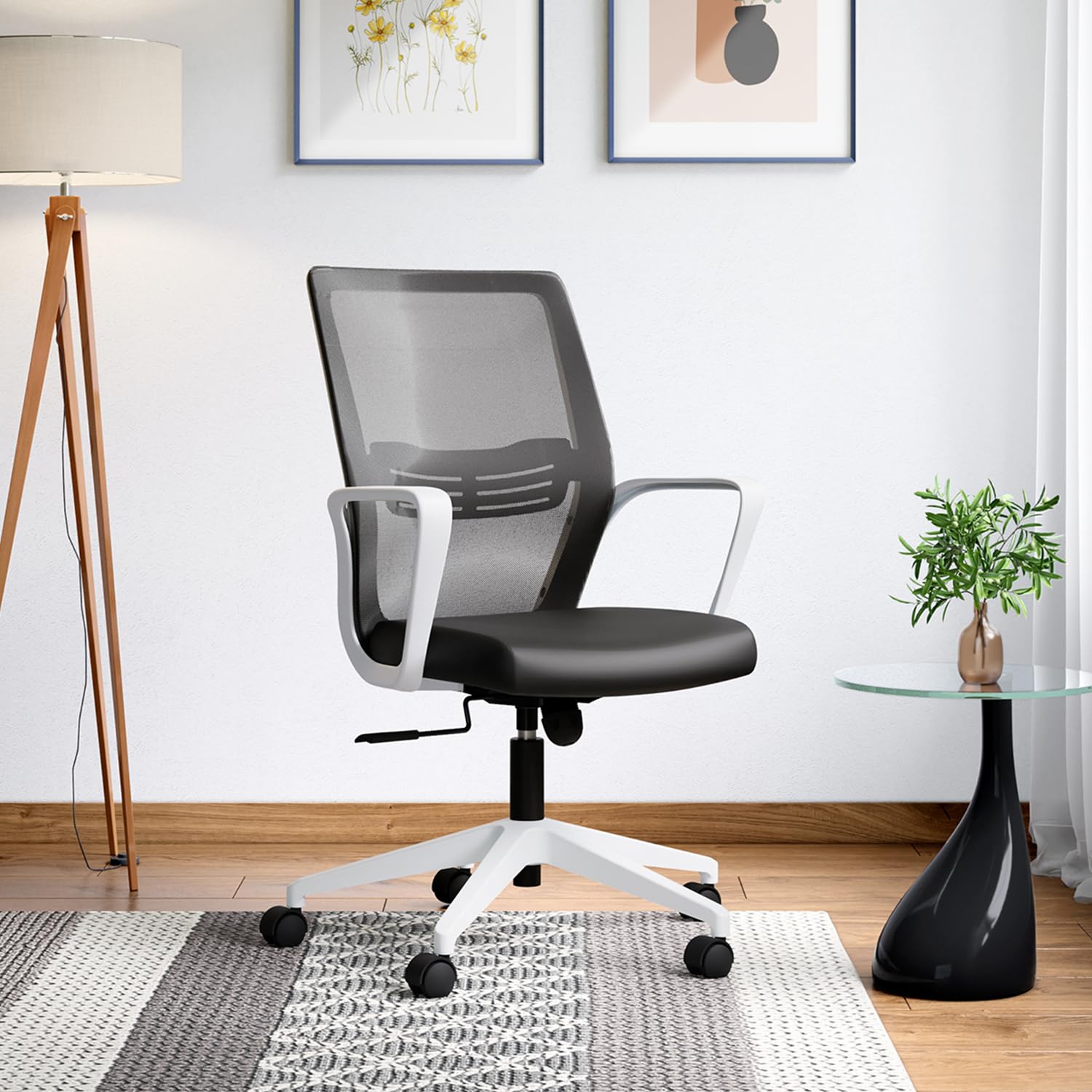 GODREJ SALLY Mid Back Executive Chair Black - Main Image