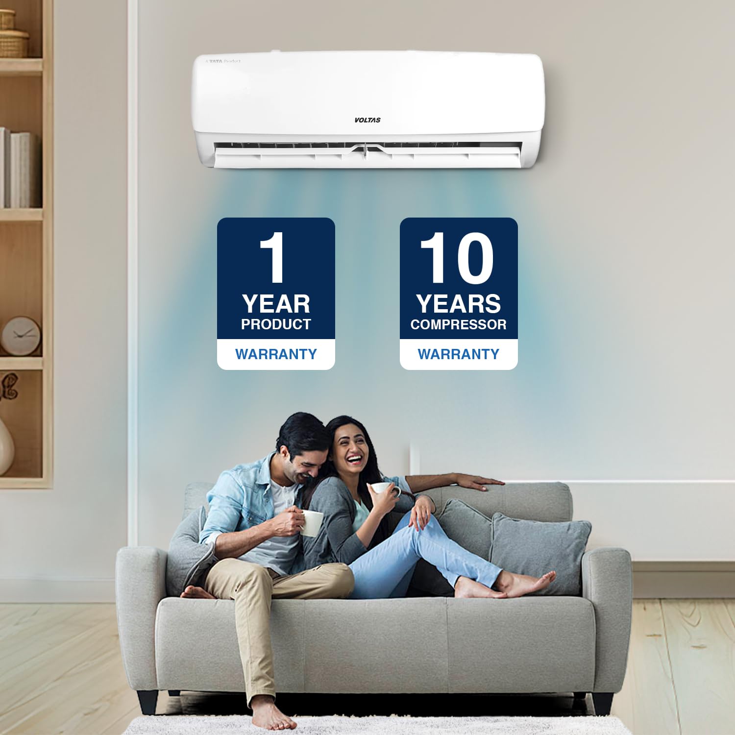 VOLTAS AC-INDOOR UNIT SAC 123V VECTRA ELEGANT INVERTER 1 TON VOLTAS
