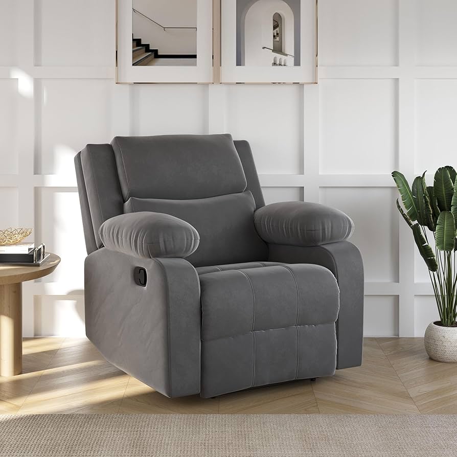 ARENA SINGLE SEATER RECLINER ILLINIOS 1S - NEW DAVOS LIGHT GREY ARENA