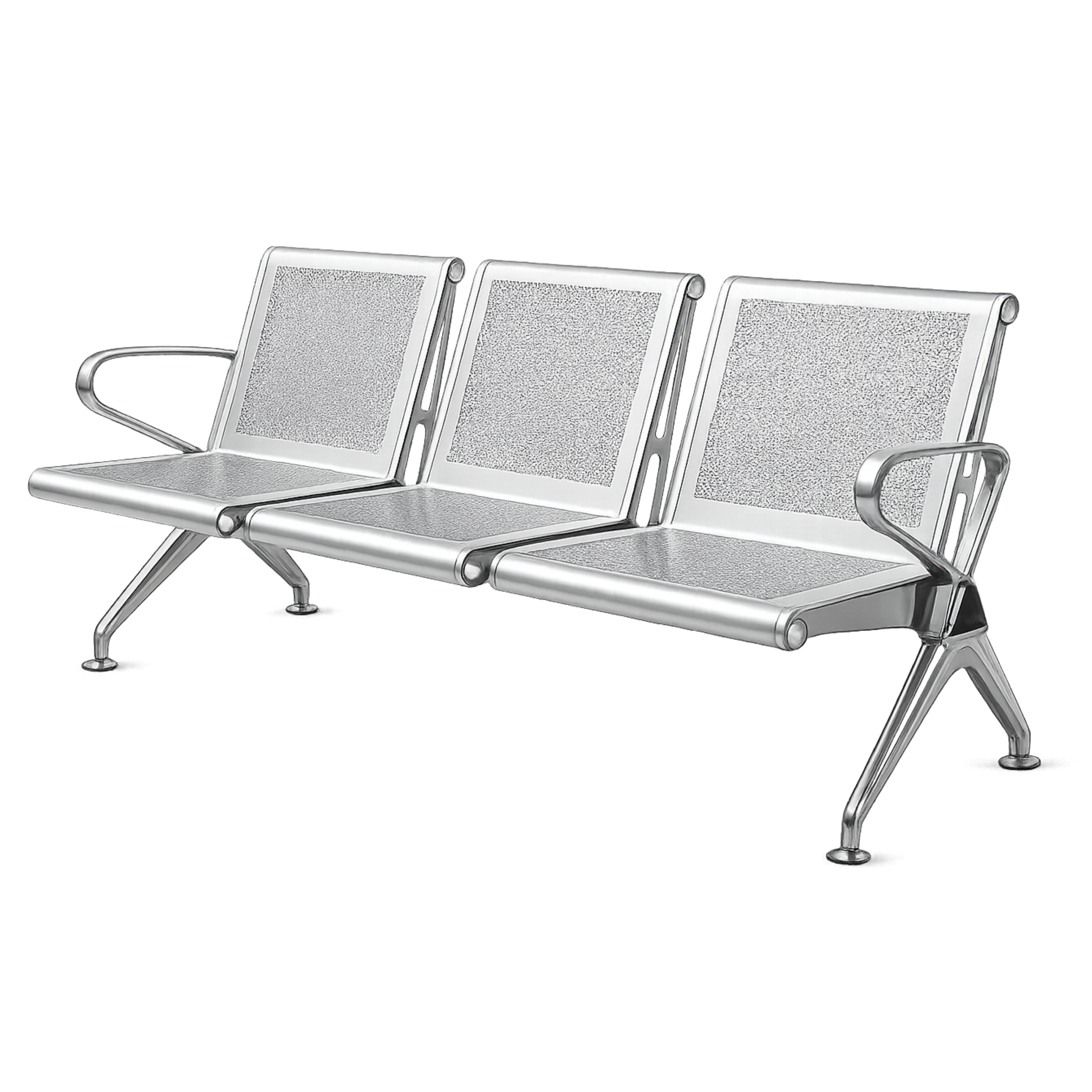 Arena 3 Seater Metal Bench Ms Powder Coated ARENA