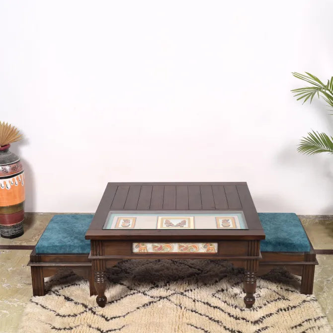 OoNA SAMARA-I AAC290561A Teakwood Coffee Table OoNA