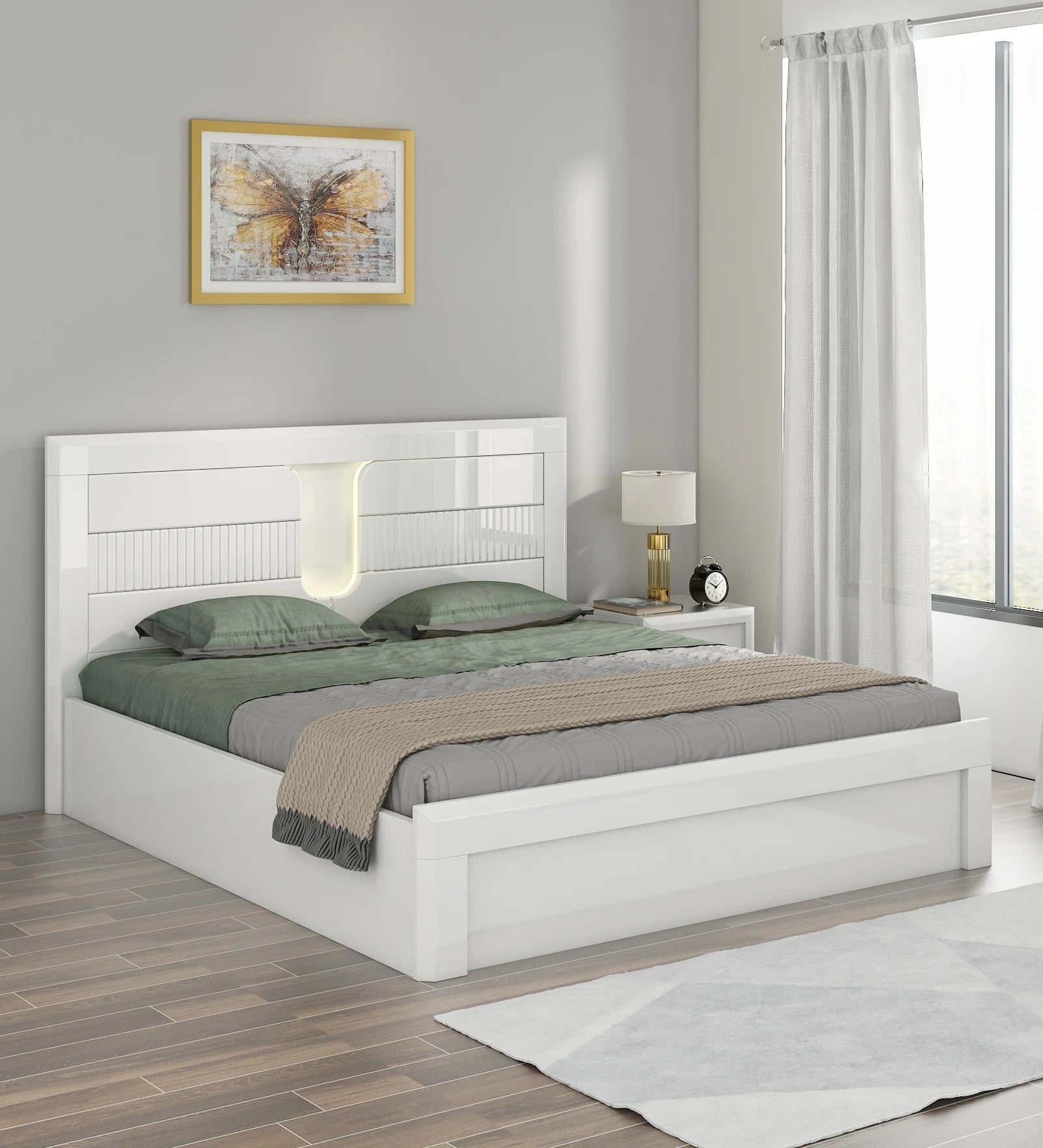 ARCTIC BEDROOM SET SPACEWOOD