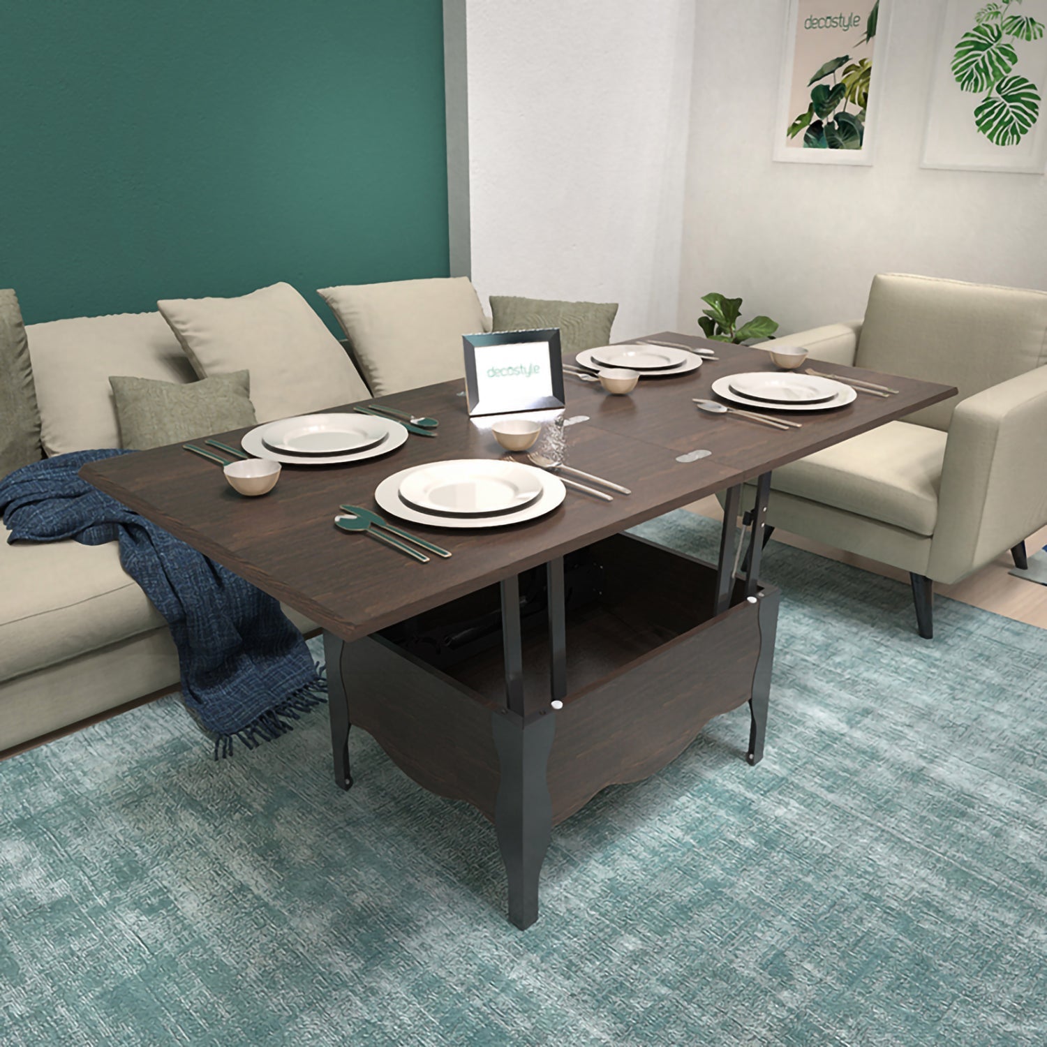 DECOSTYLE DC2D102 WES Multipurpose Coffee Table Wenge DECOSTYLE