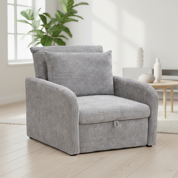 ARENA SOFA BED LAN97N4P1 LIGHT GREY 840*1020*970*440*540 ARENA