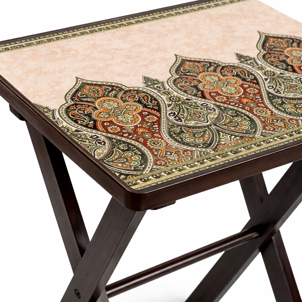 OONA SIDE TABLE ITL - FOLDABLE DIGITAL GOLD BOTONICAL OONA