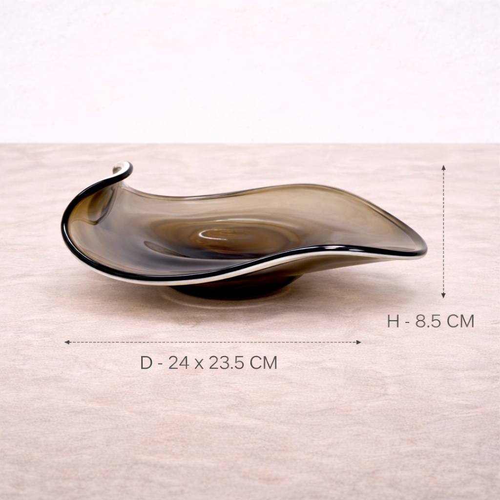 OONA Glass Vase Plate Glass OoNA