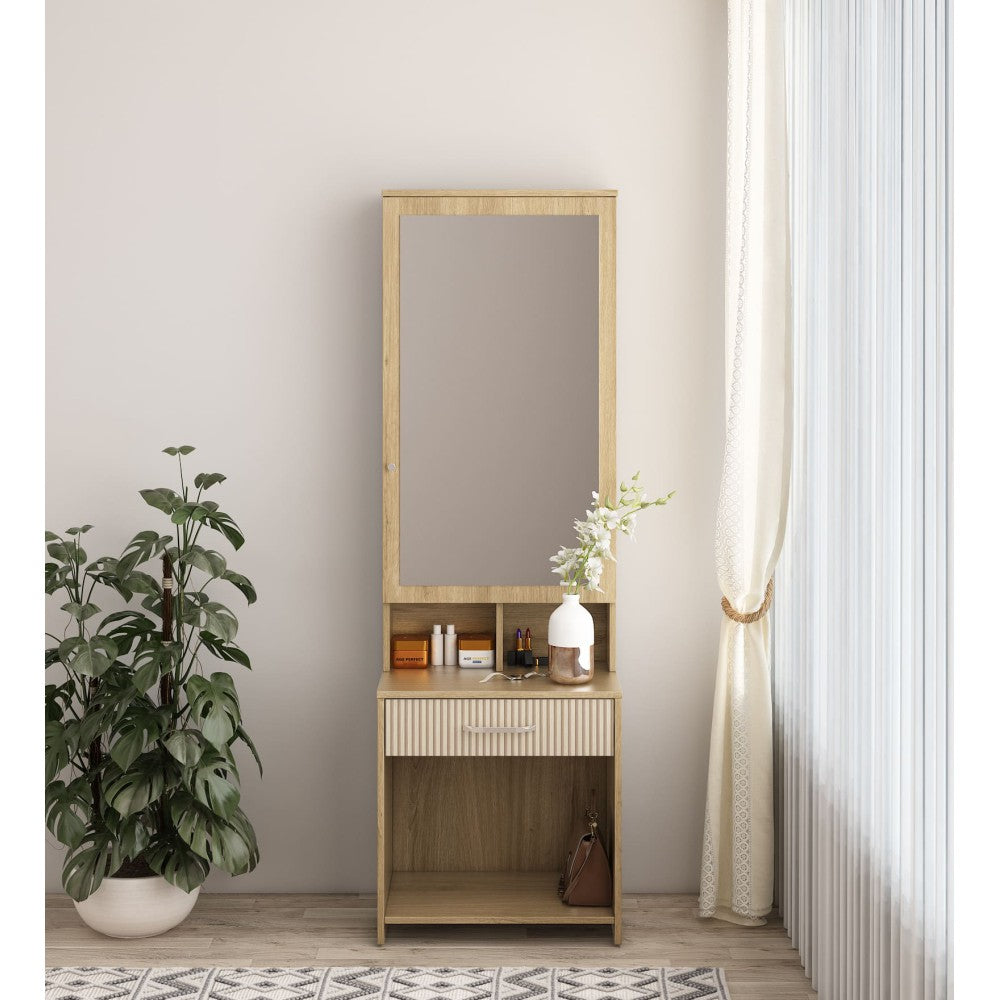 SW DRESSER CLEO - SANTANA OAK & BAMBOO FLUTE SPACEWOOD