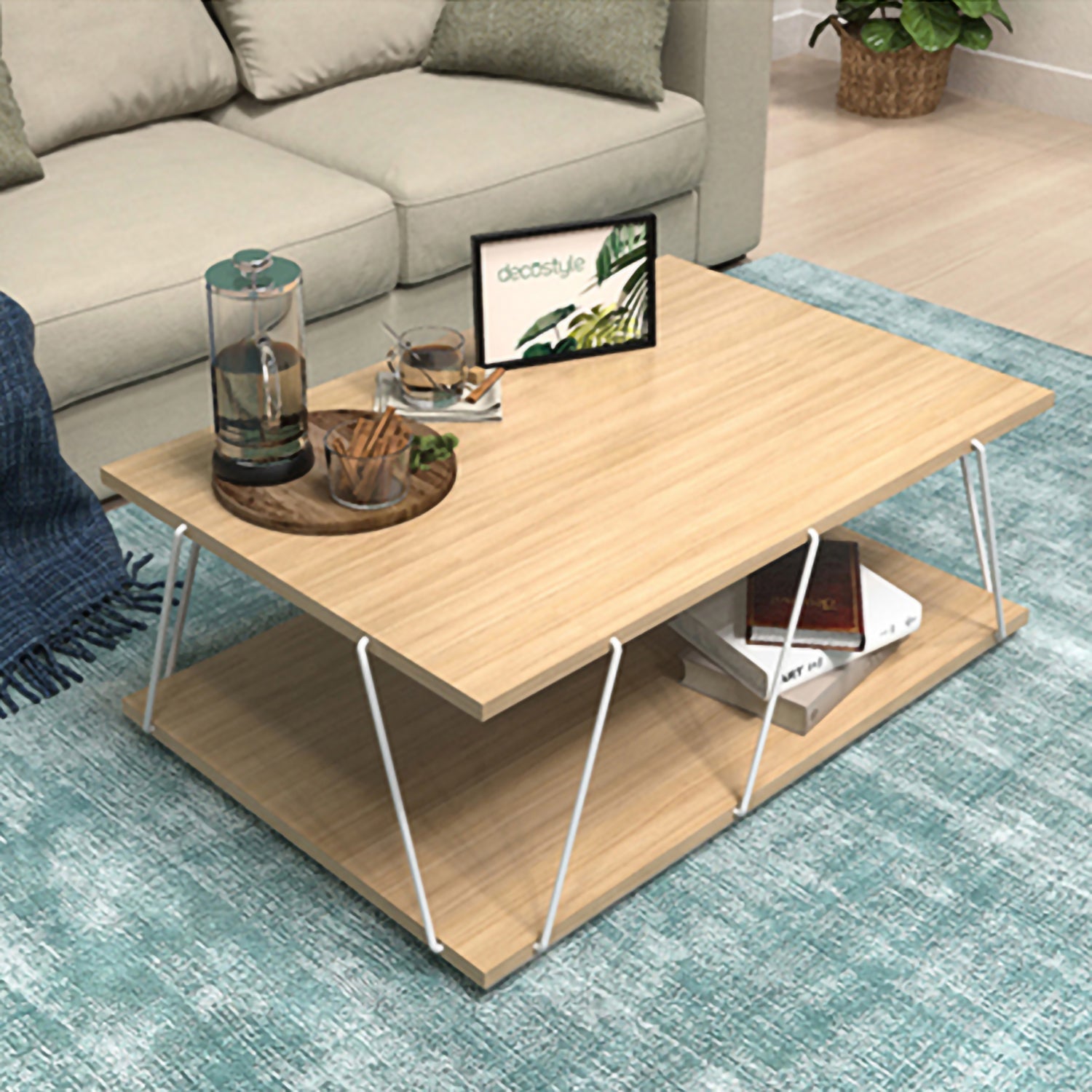 DECOSTYLE DWR110_UTS Coffee Table Urban Teak DECOSTYLE