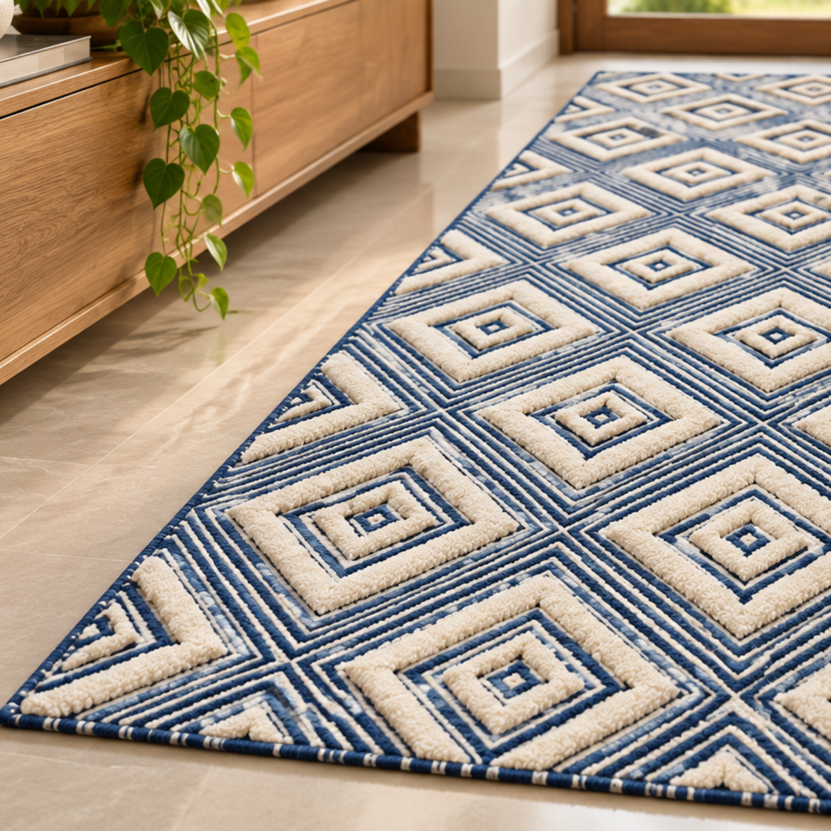 OONA DHURRIE WOLLEN PILE 2X8 INCH OoNA