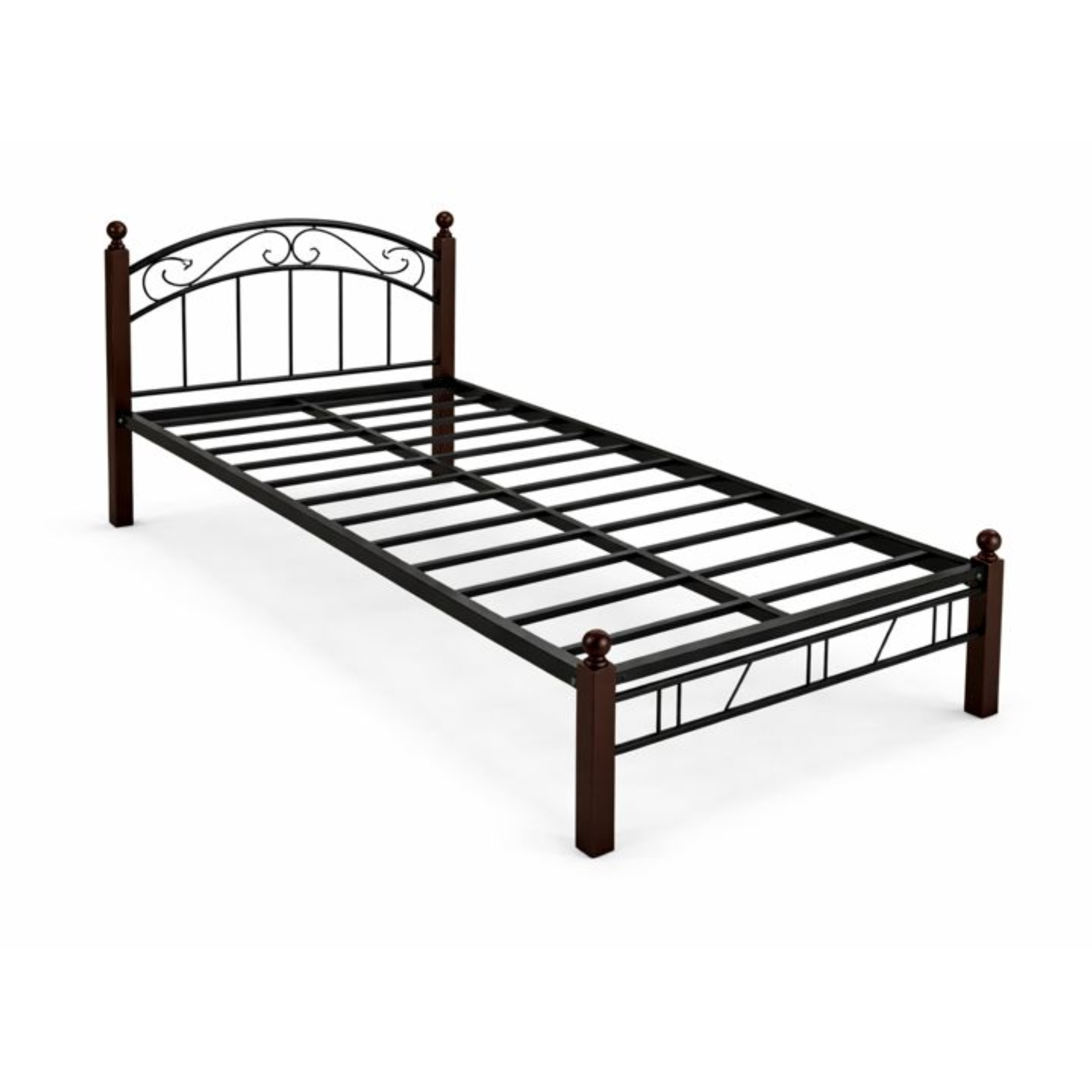 FRKT SINGLE BED 502 MOHOGONY 914X1905 N FRKT.