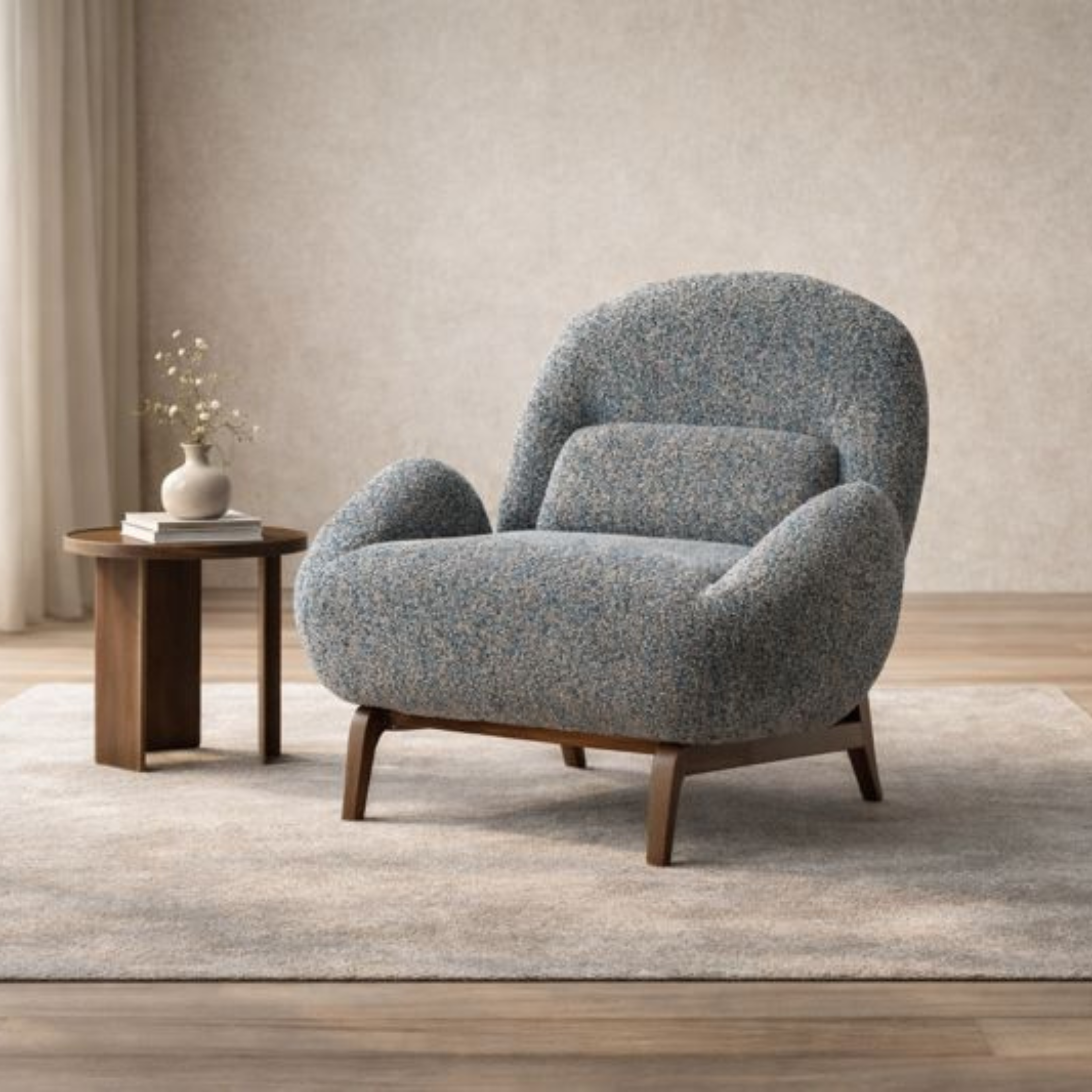 ARENA LOUNGE CHAIR ISKANDER MEADOWS SR NO 208 BEIGE ARENA