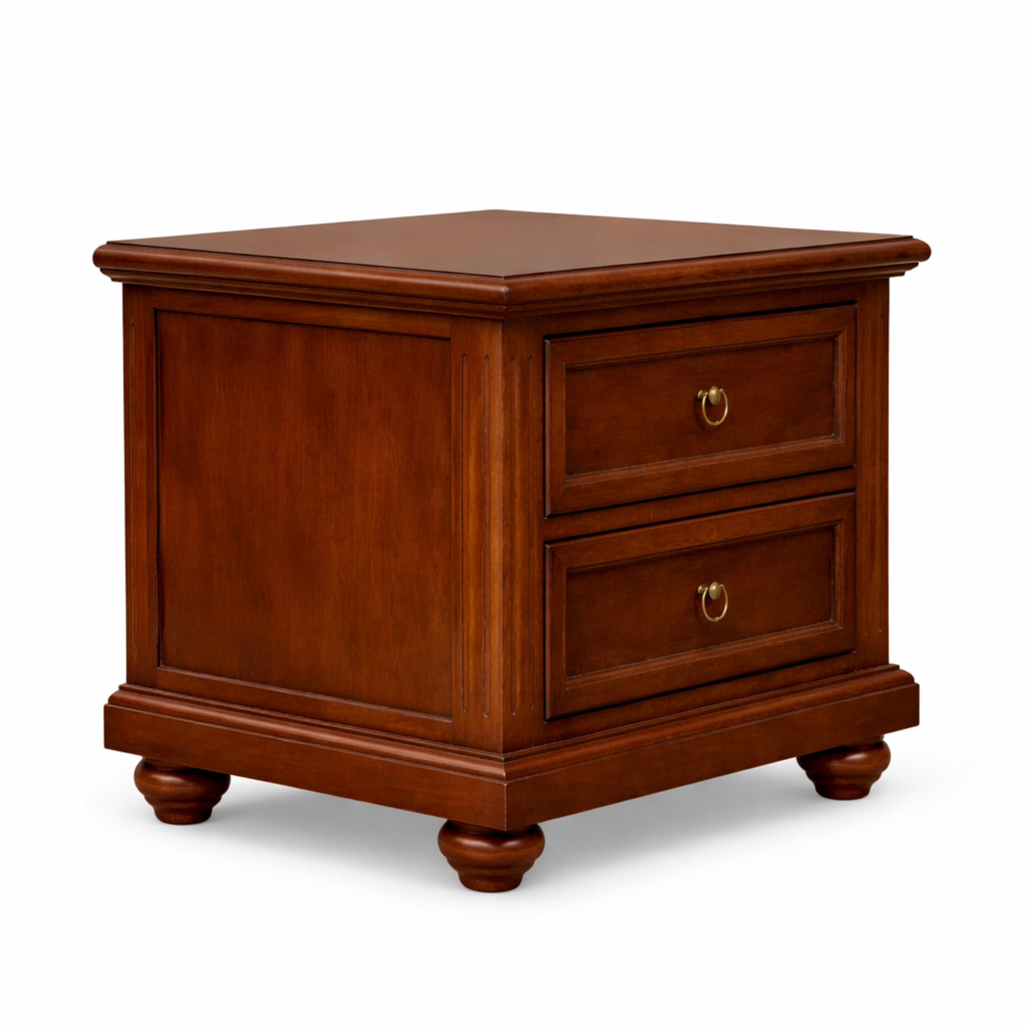 OONA BED SIDE TABLE TRADITION HONEY BROWN OONA