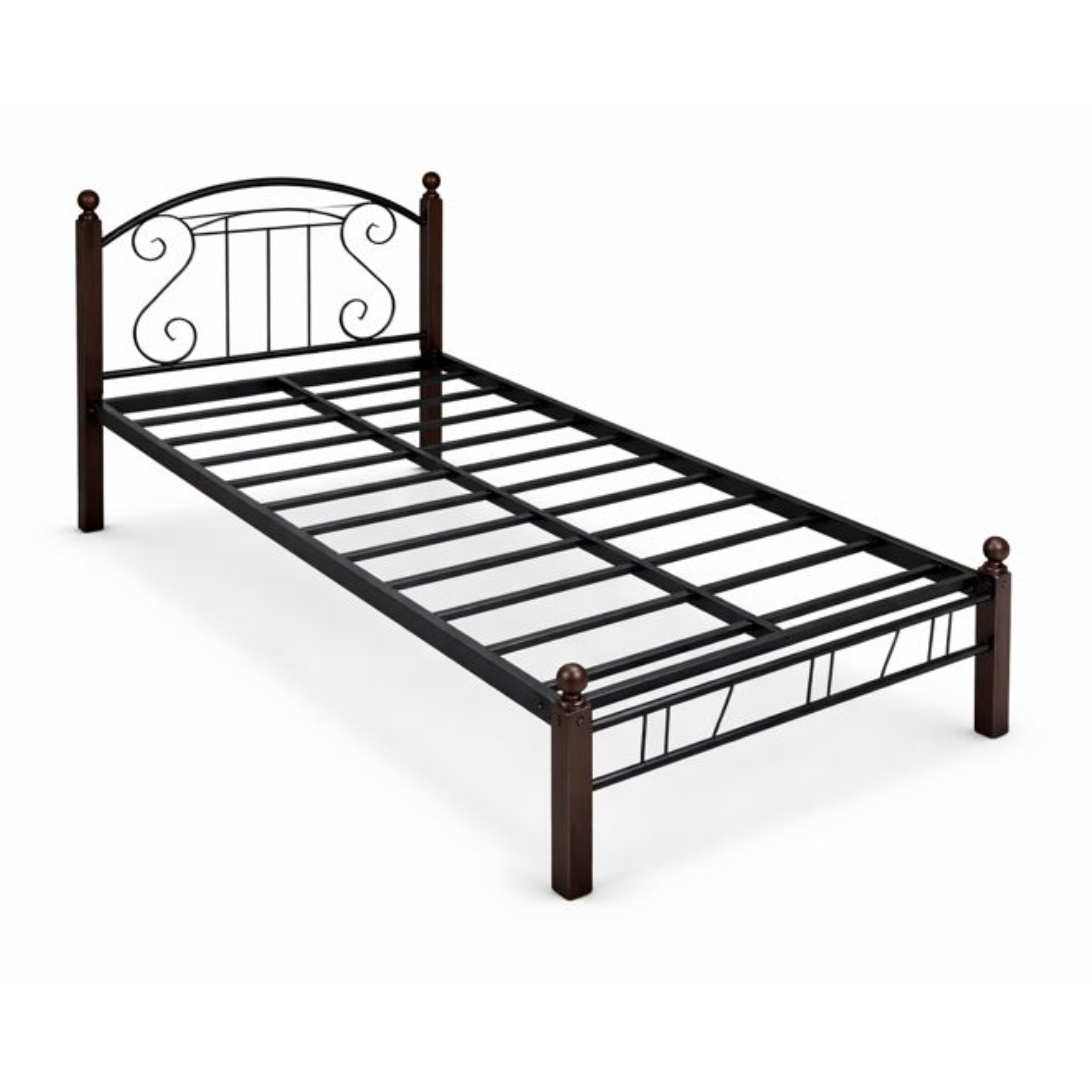 FRKT SINGLE BED 501 MOHOGONY 914X1905 N FRKT.