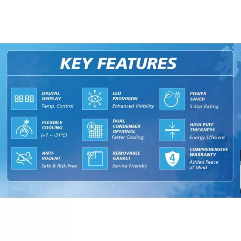 DAIKIN DEEP FREEZER CRDF10SDBRV16 100 LTRS DAIKIN