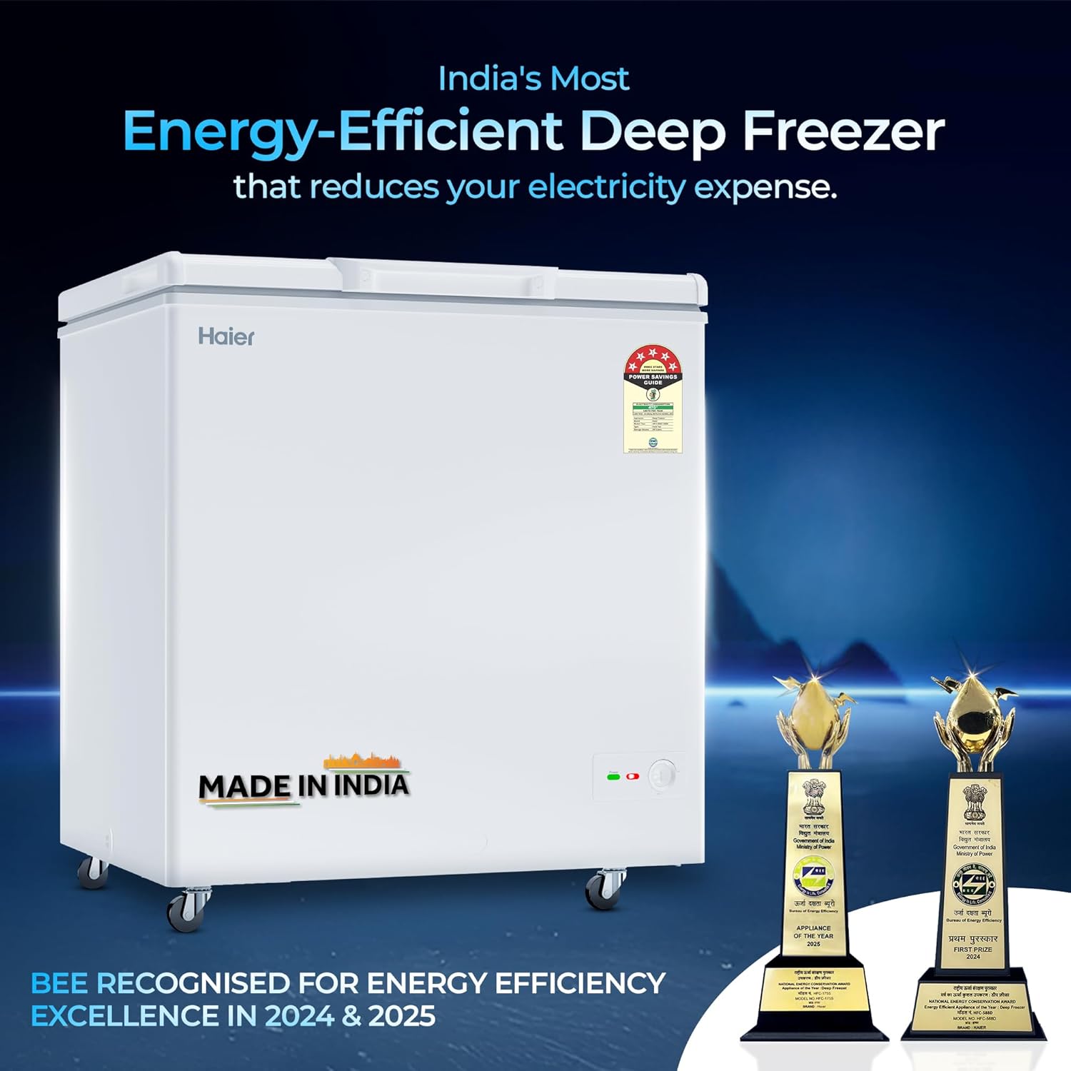 HAIER DEEP FREEZER HFC-175SPW5 175 LTRS HAIER