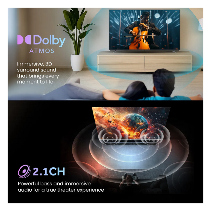 HAIER LED TV H85M80FUX MINI Q LED 85 INCH HAIER