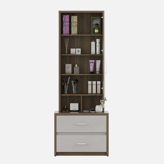 SW DRESSING TABLE NORA PVC HD - LYON WALNUT CMM Arena Retails Pvt Ltd