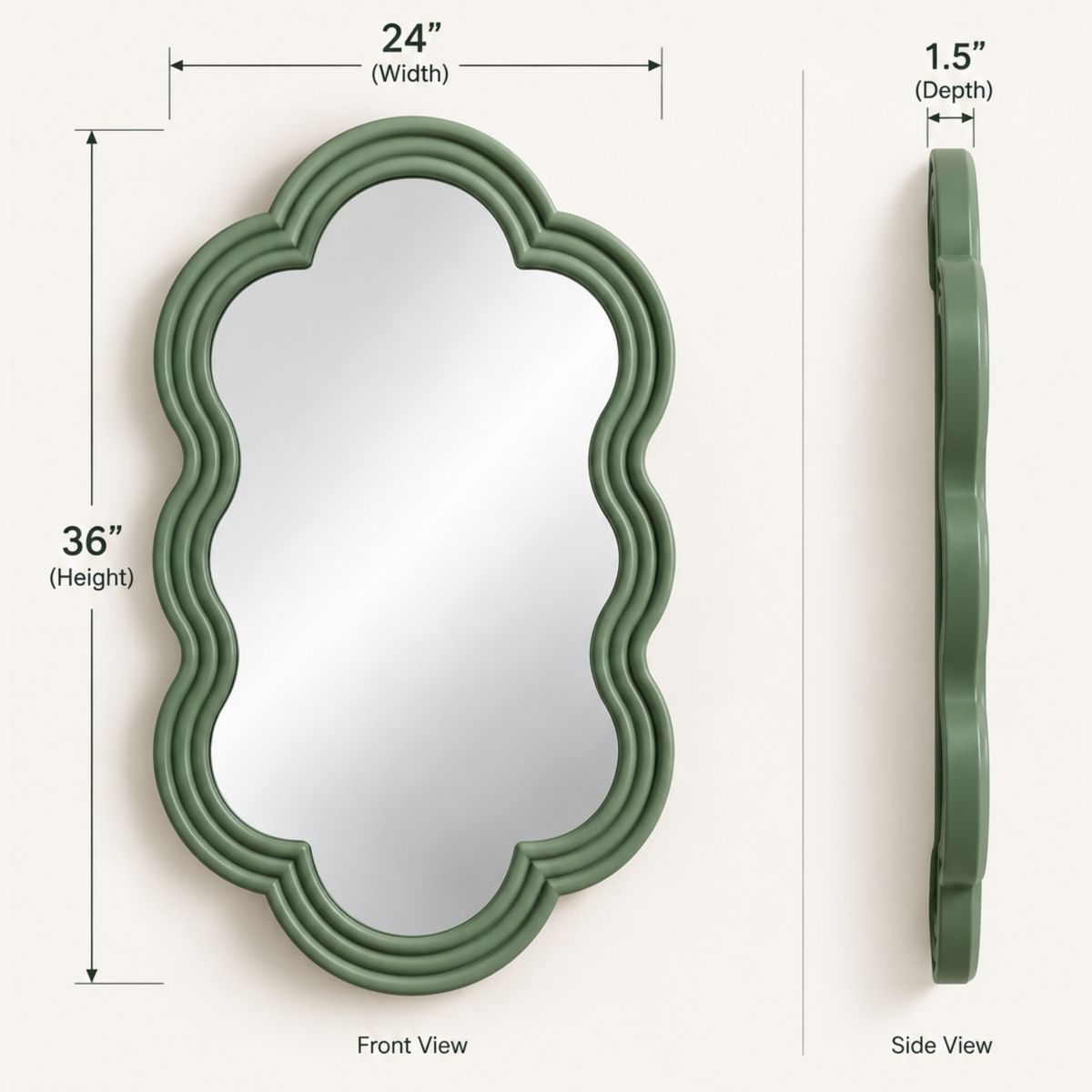 OONA RRO RRM-1051 MIRROR 24X1.5X36INCH OoNA